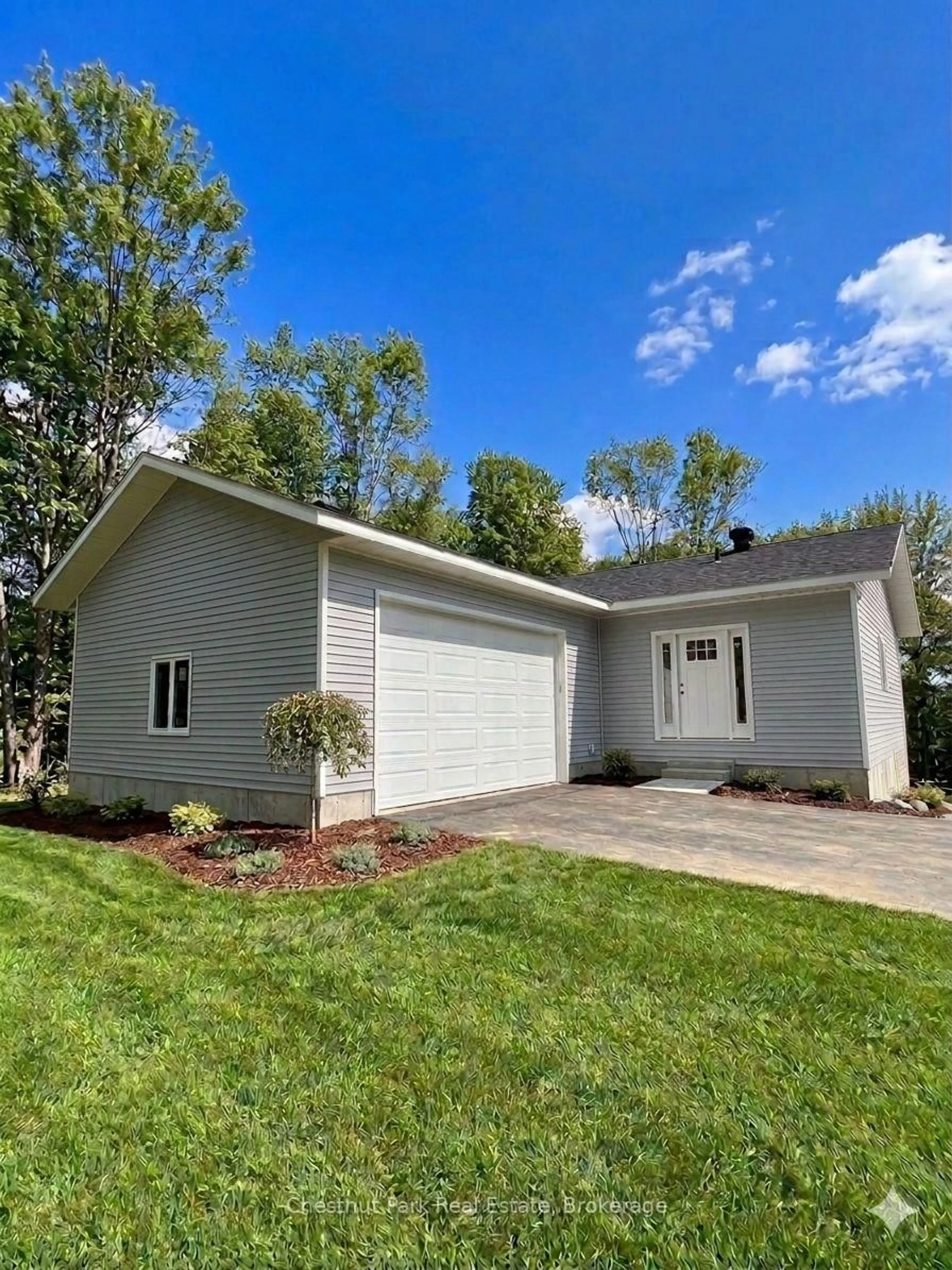 Home with vinyl exterior material, street for 23 Maple Ridge Rd, Nipissing Ontario P0A 1Z0