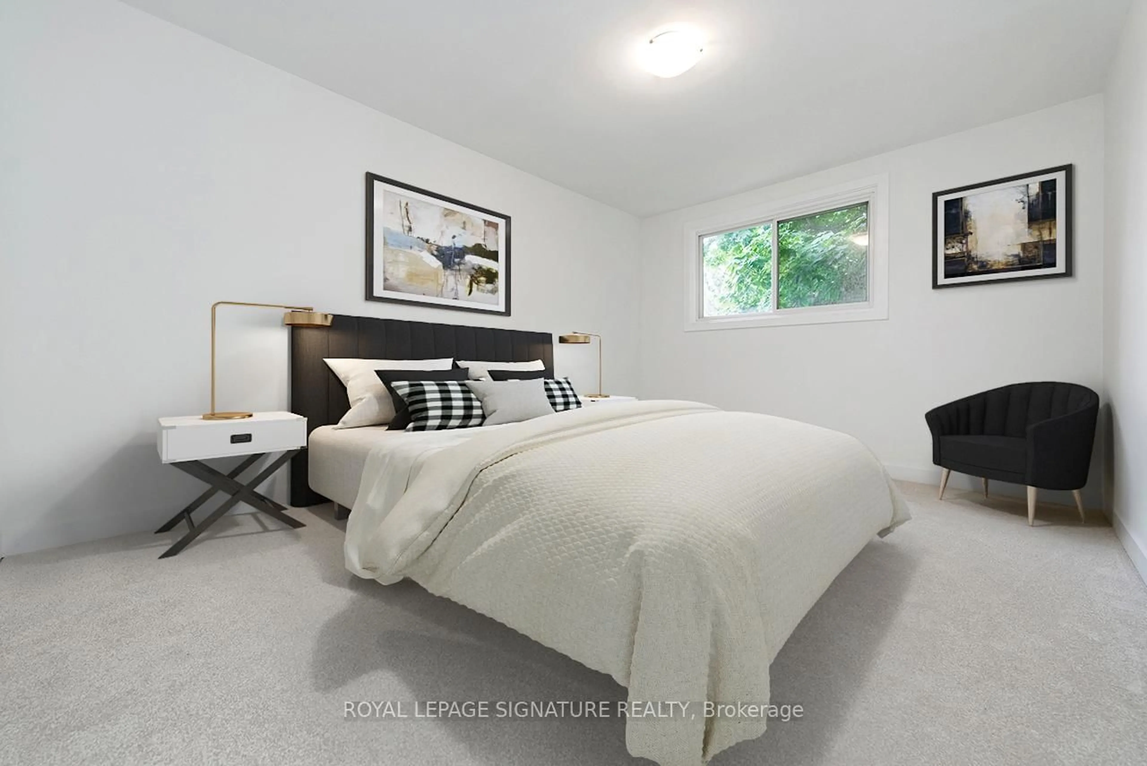Bedroom with bed, unknown for 88 Tunbridge Cres #49, Hamilton Ontario L8W 1L3