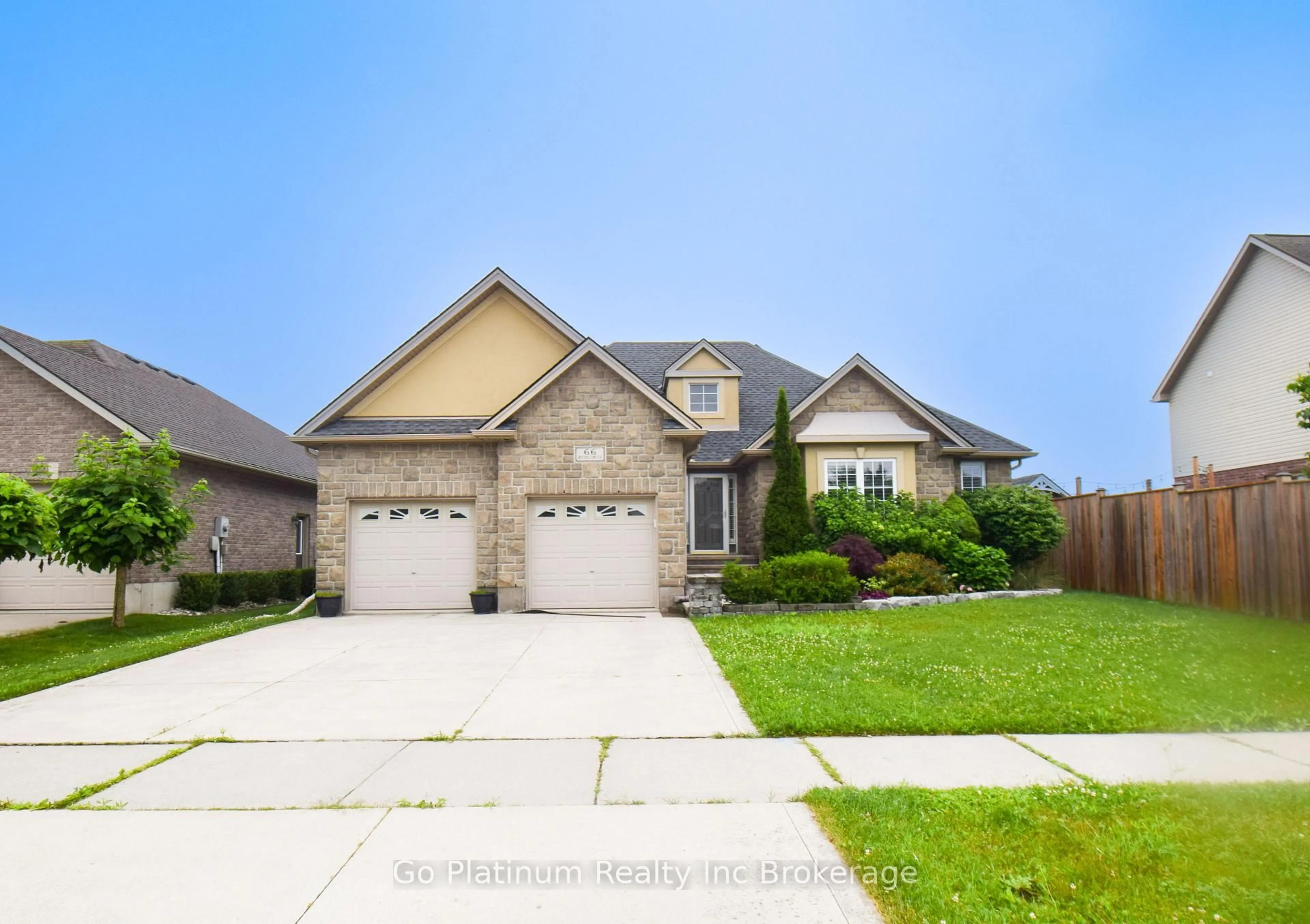 Home with brick exterior material, street for 66 Irving Dr, Norwich Ontario N0J 1P0