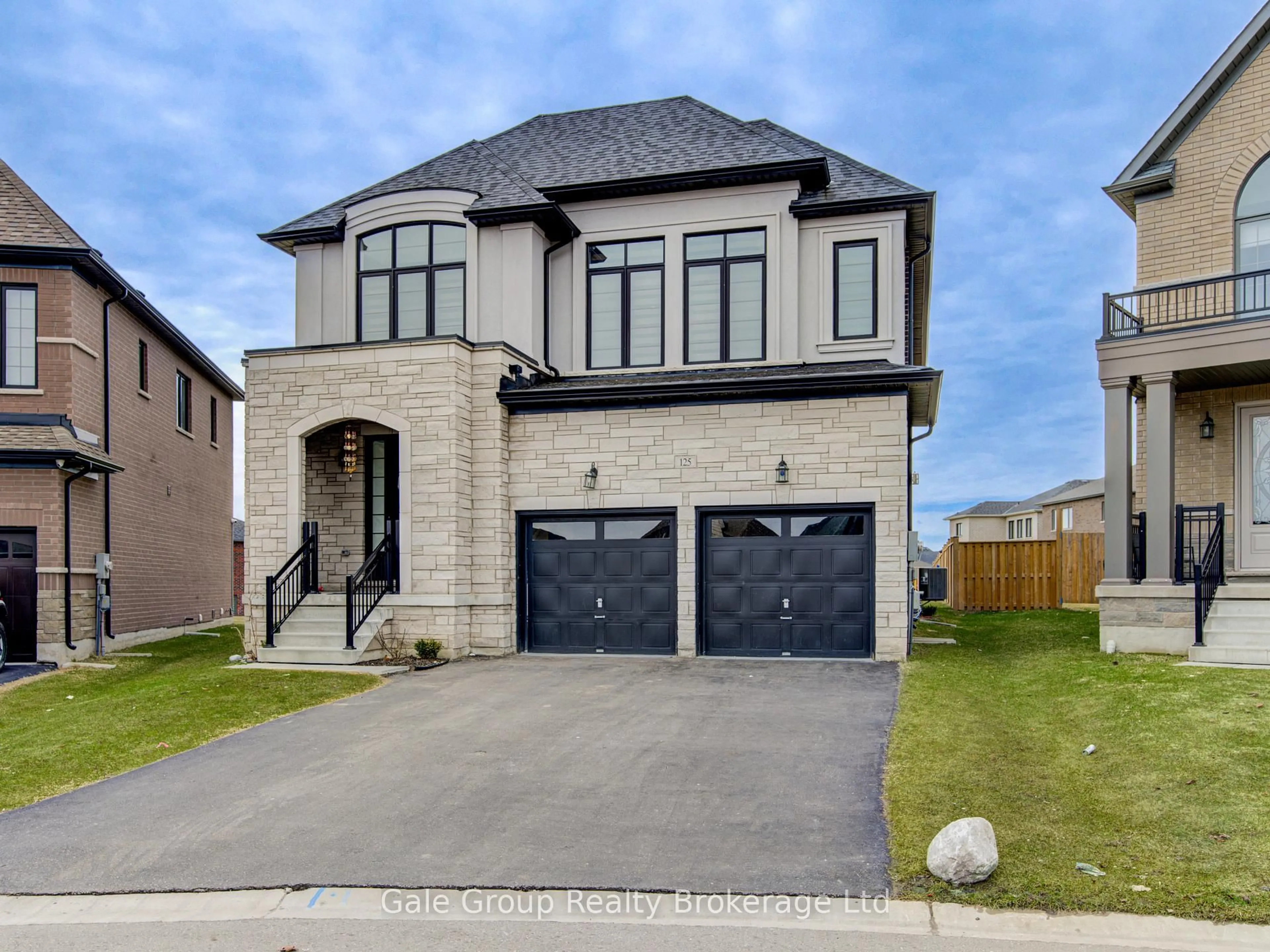 Home with brick exterior material, street for 125 Prince Charles Cres, Woodstock Ontario N4T 0N1