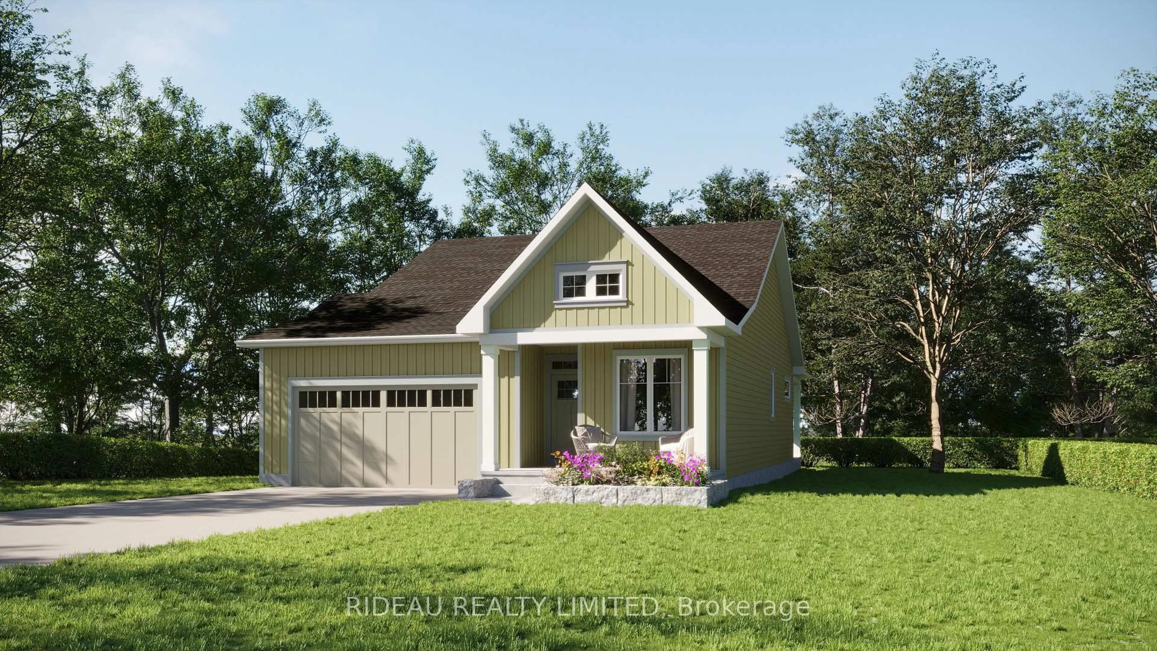 Home with vinyl exterior material, street for 102 Cabin House Rd, Westport Ontario K0G 1X0