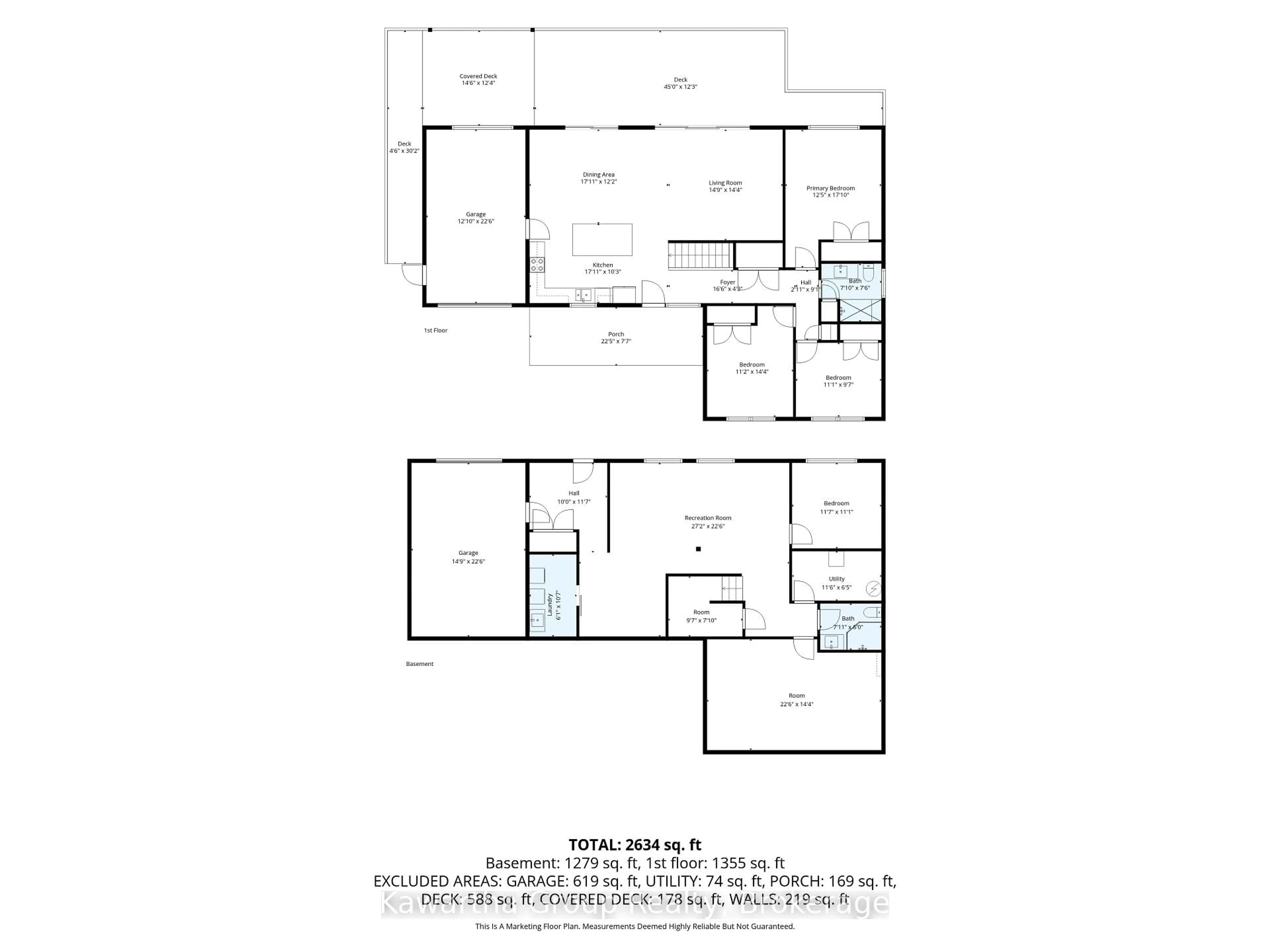 Floor plan for 65 Grandy Rd, Kawartha Lakes Ontario K0M 1K0
