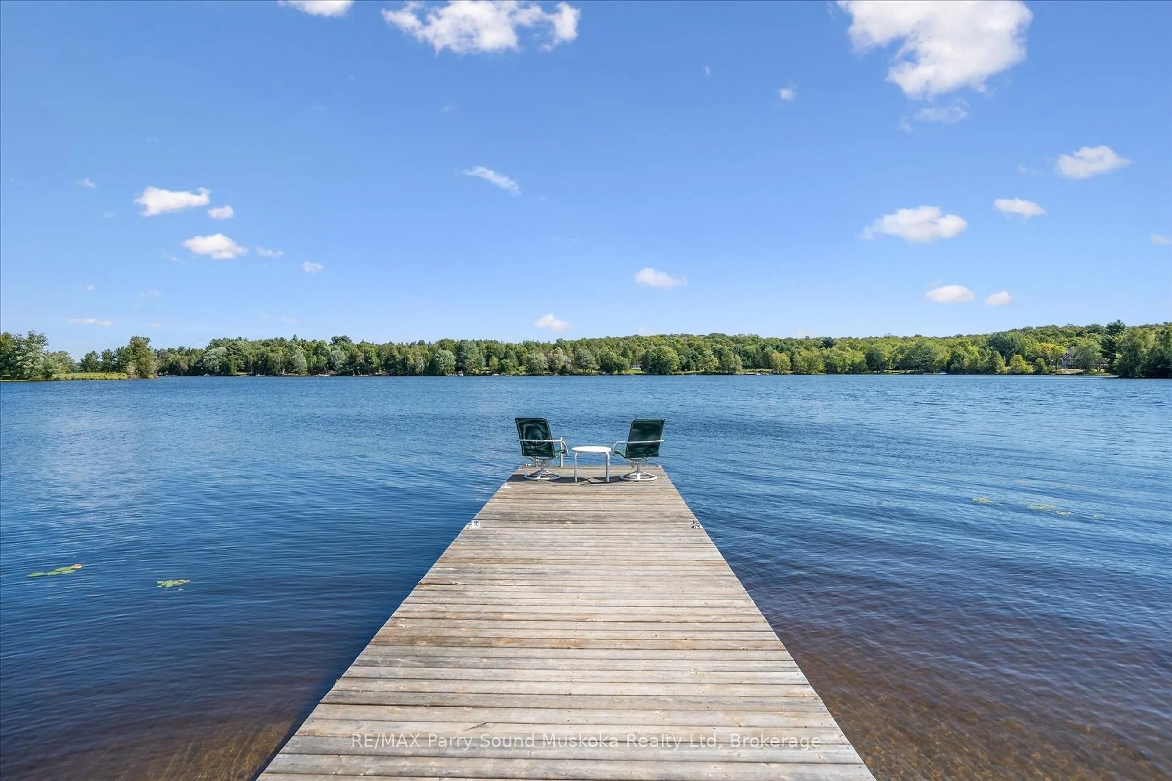 Patio, water/lake/river/ocean view for 39 Hardies Rd, McKellar Ontario P2A 0B5