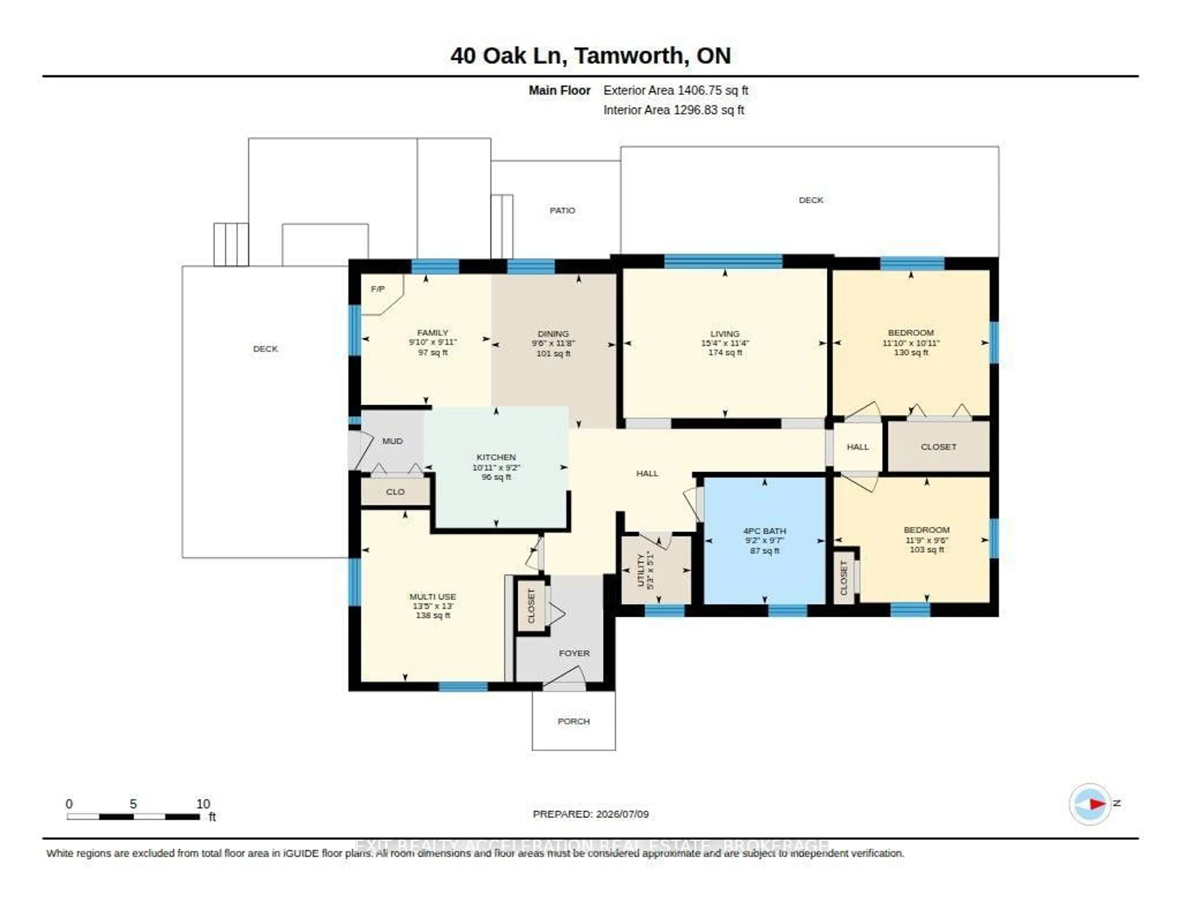 Floor plan for 40 Oak Lane, Tamworth Ontario K0K 3G0