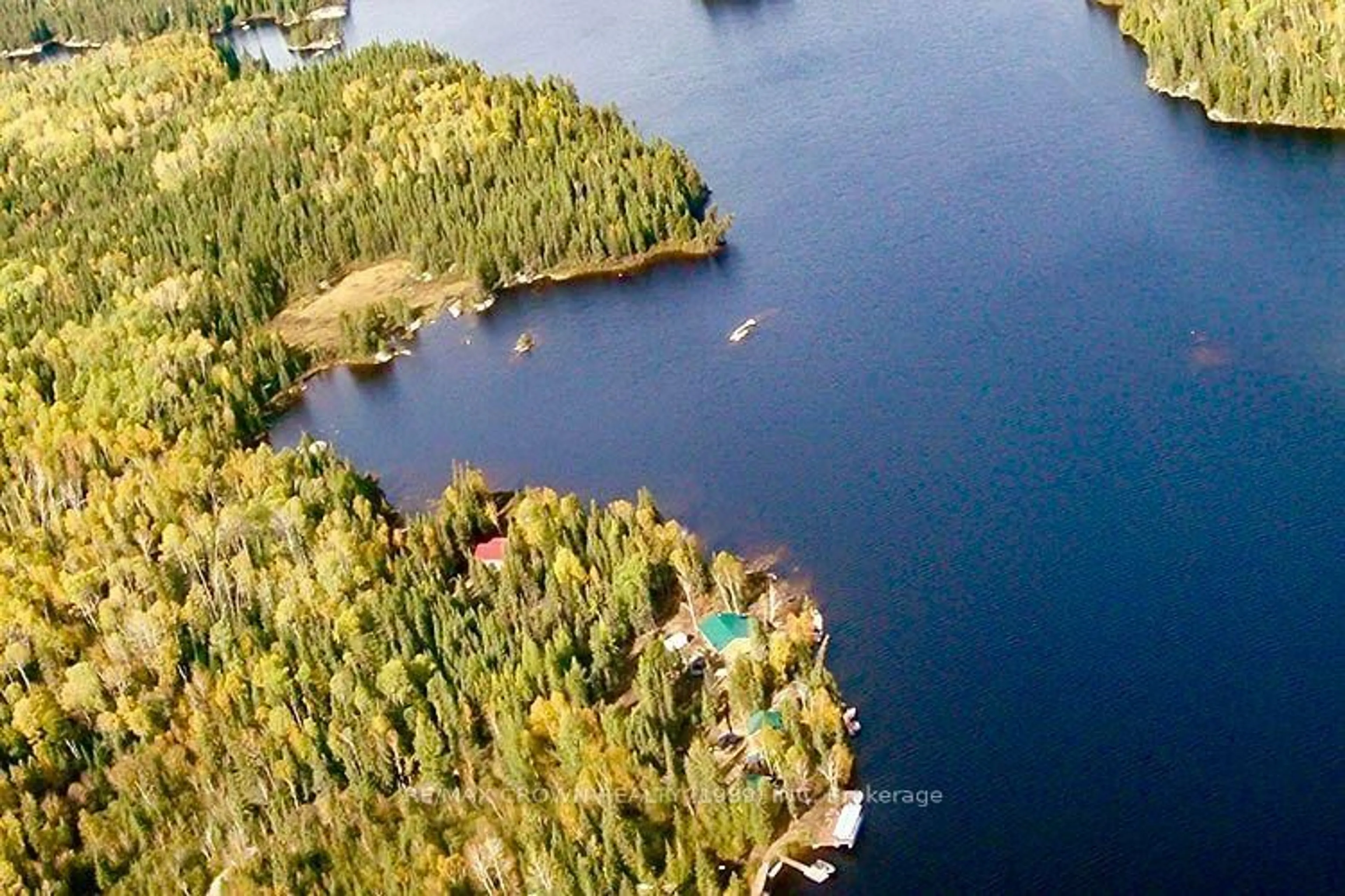 A pic from outside/outdoor area/front of a property/back of a property/a pic from drone, water/lake/river/ocean view for N/A Biscotasing Township, Sudbury Remote Area Ontario P0M 1C0