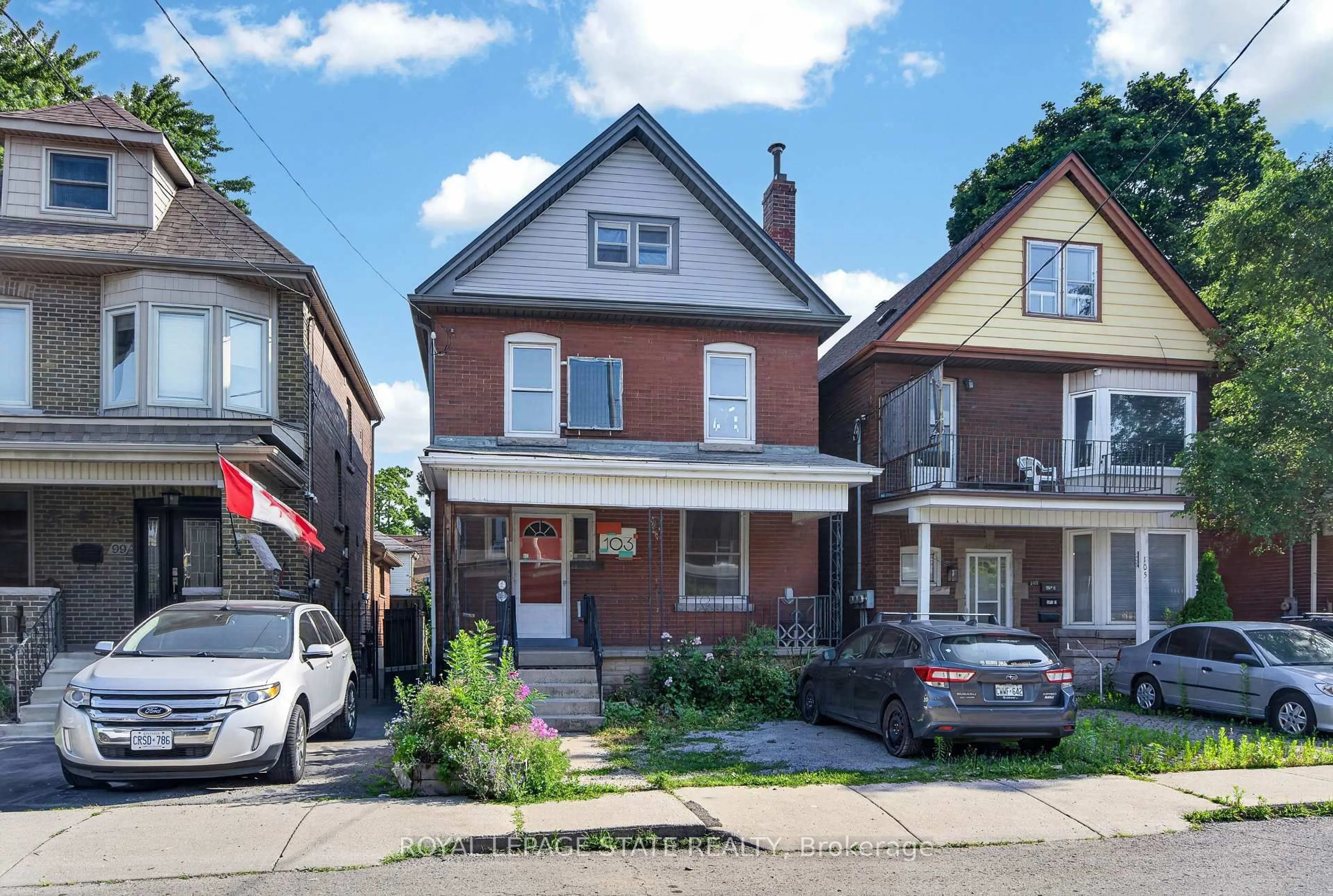 Home with brick exterior material, street for 103 Rosemont Ave, Hamilton Ontario L8L 2M6