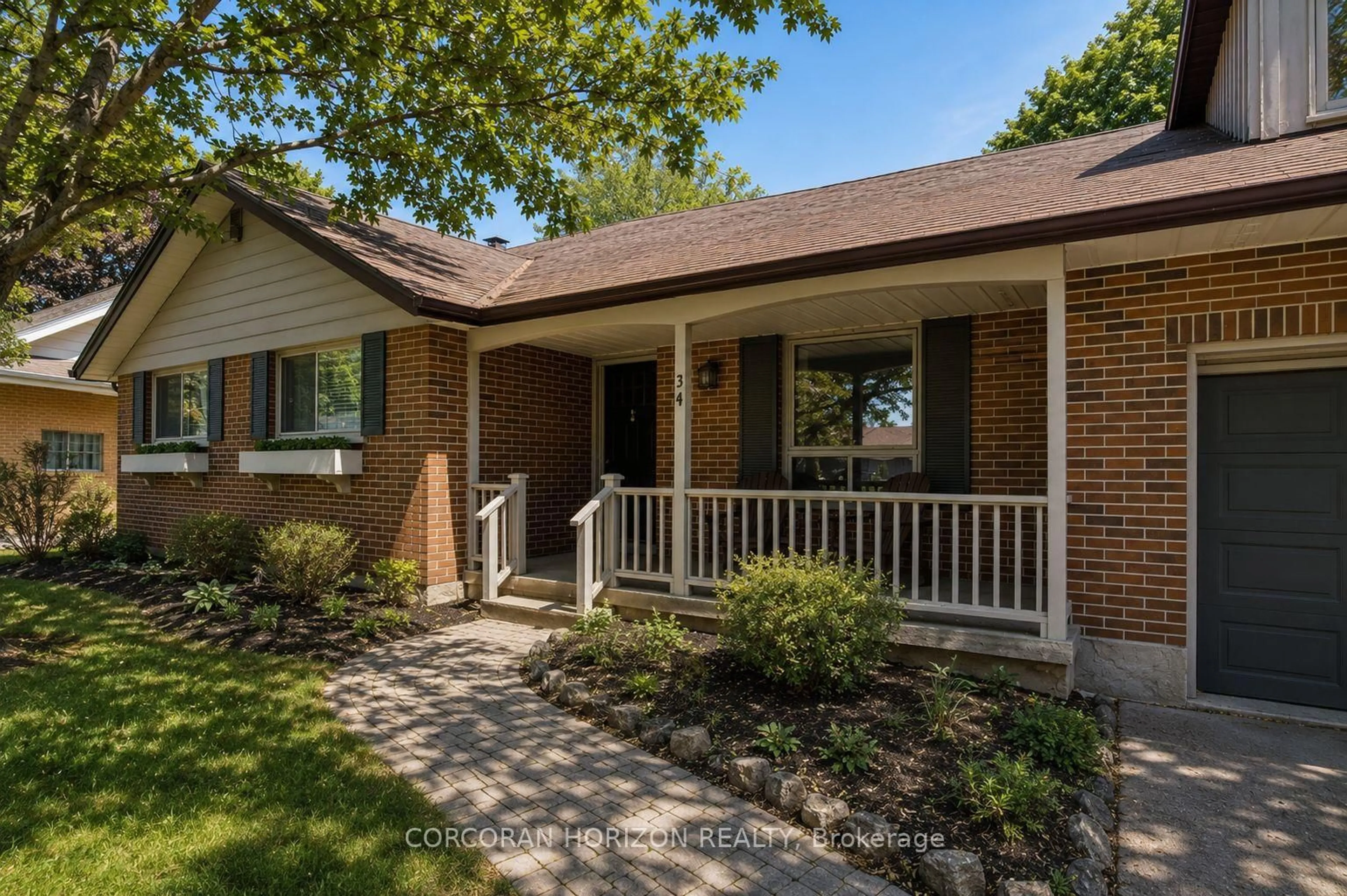 Home with brick exterior material, street for 34 Yule Pl, Kitchener Ontario N2B 2J8