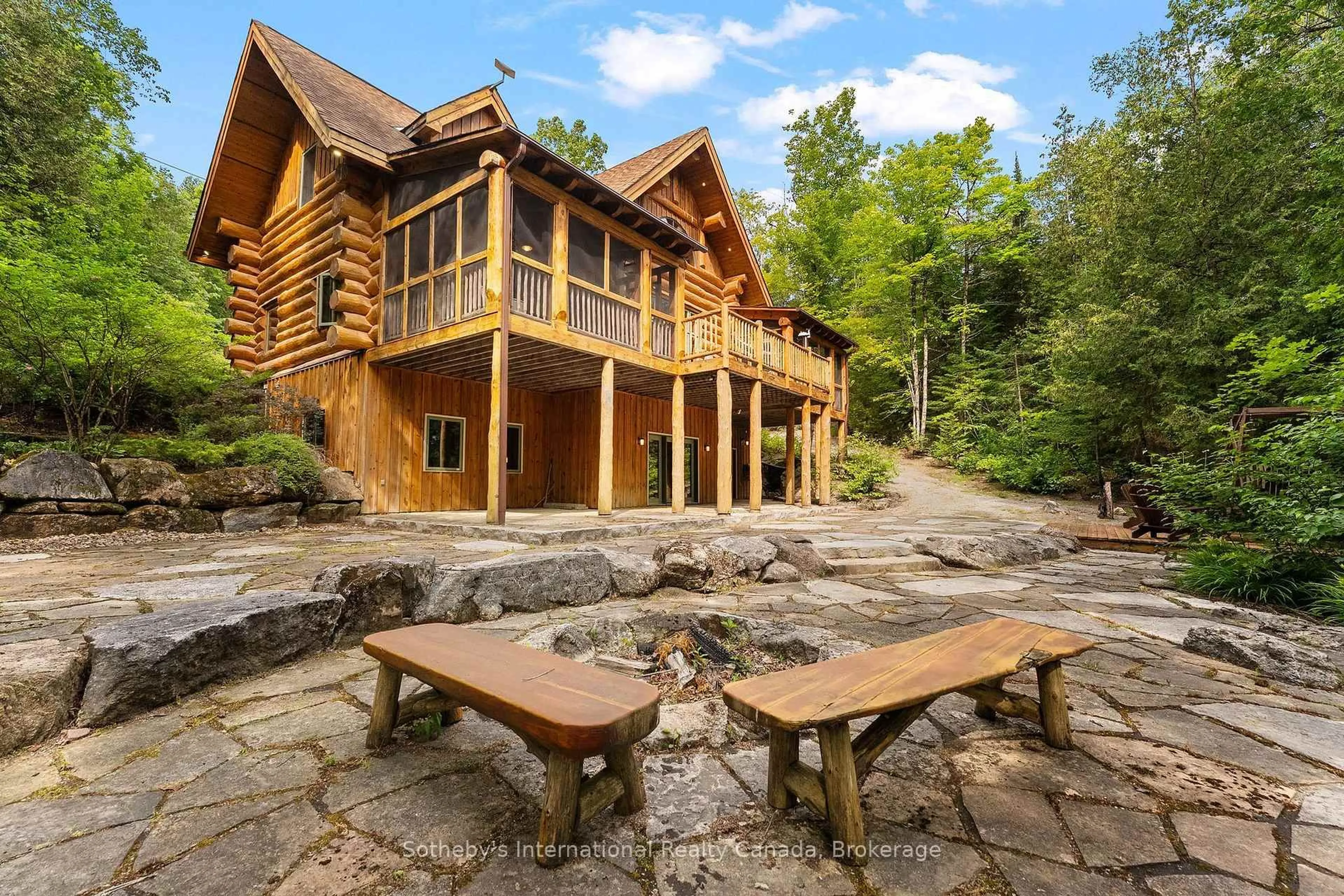 Patio, water/lake/river/ocean view for 1014 Salmon Lake Rd, Trent Lakes Ontario K0L 1J0