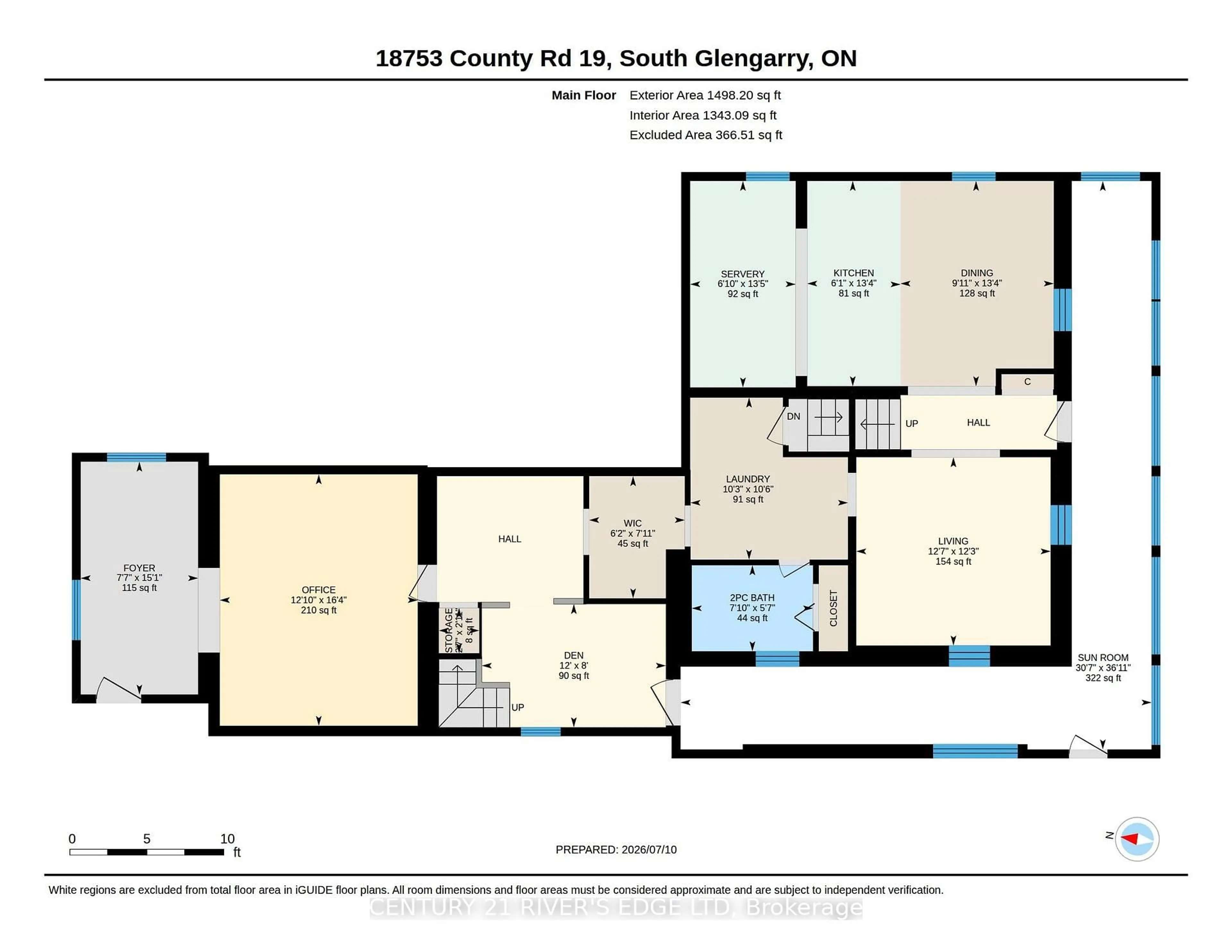 Floor plan for 18753 County Rd 19 Rd, South Glengarry Ontario K0C 2J0