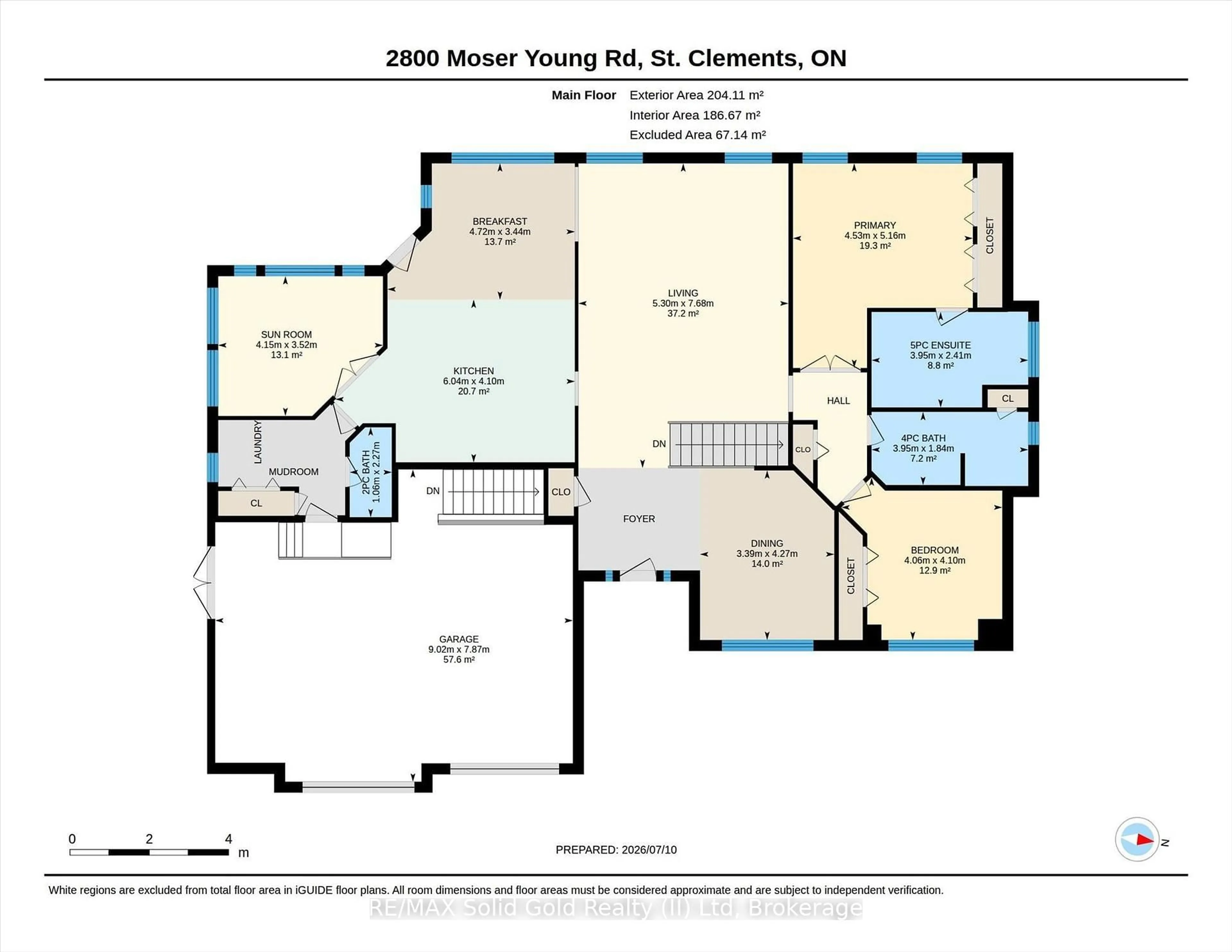Floor plan for 2800 Moser Young Rd, Wellesley Ontario N0B 2M0