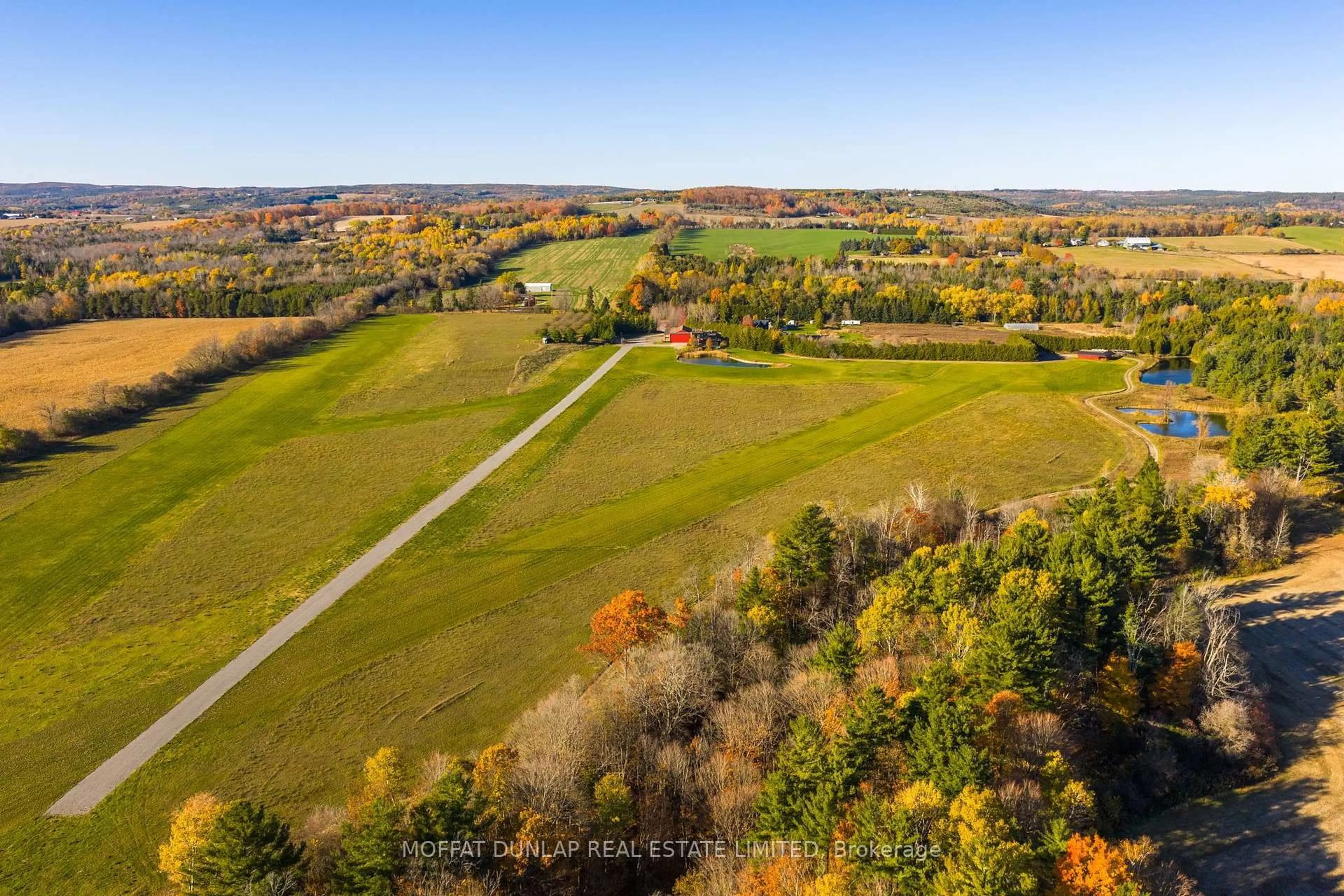 A pic from outside/outdoor area/front of a property/back of a property/a pic from drone, forest/trees view for 2441 7th Line, Port Hope Ontario L1A 3V5