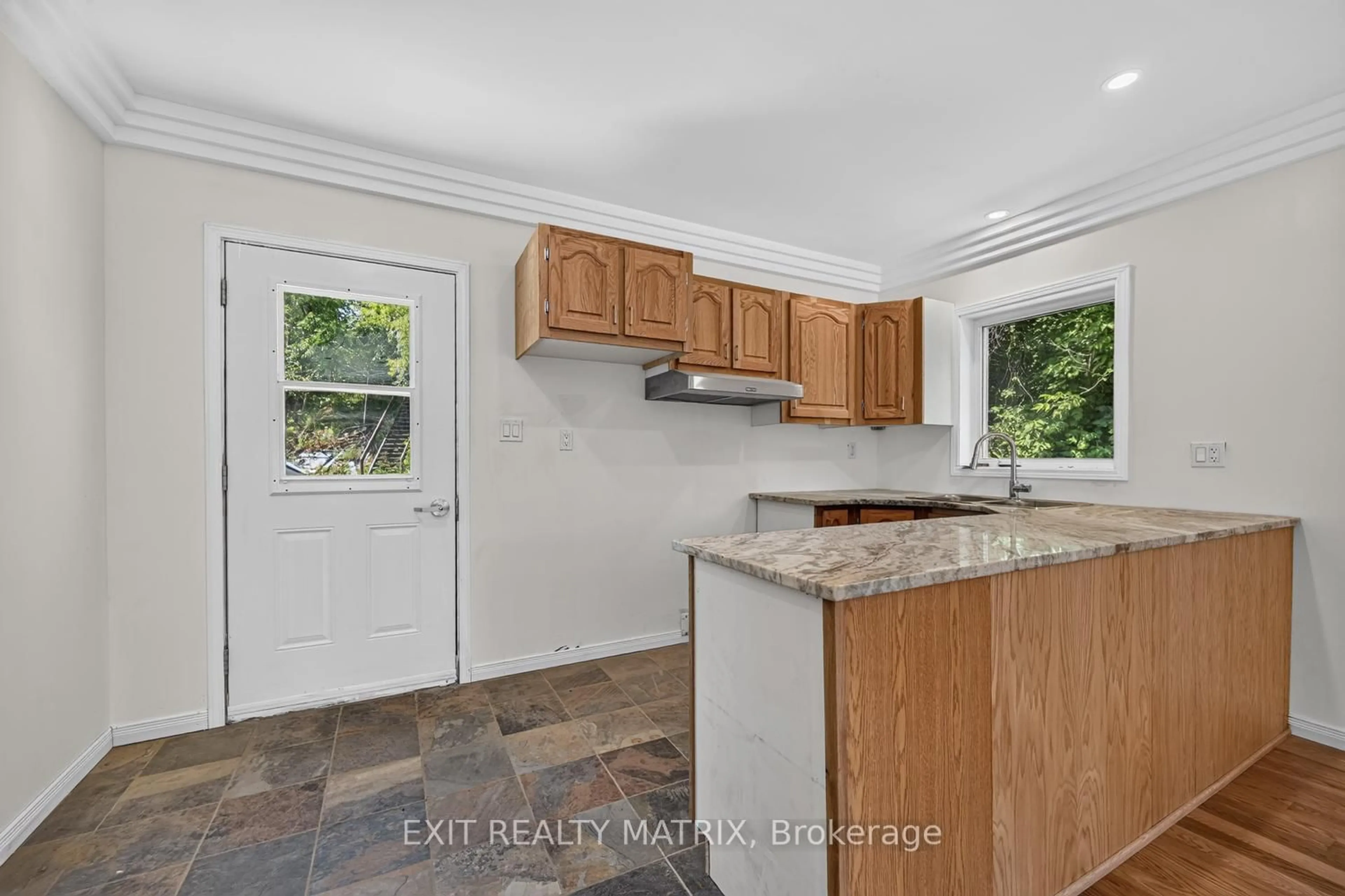 Open concept kitchen, ceramic/tile floor for 96 George St, Lanark Ontario K0G 1K0