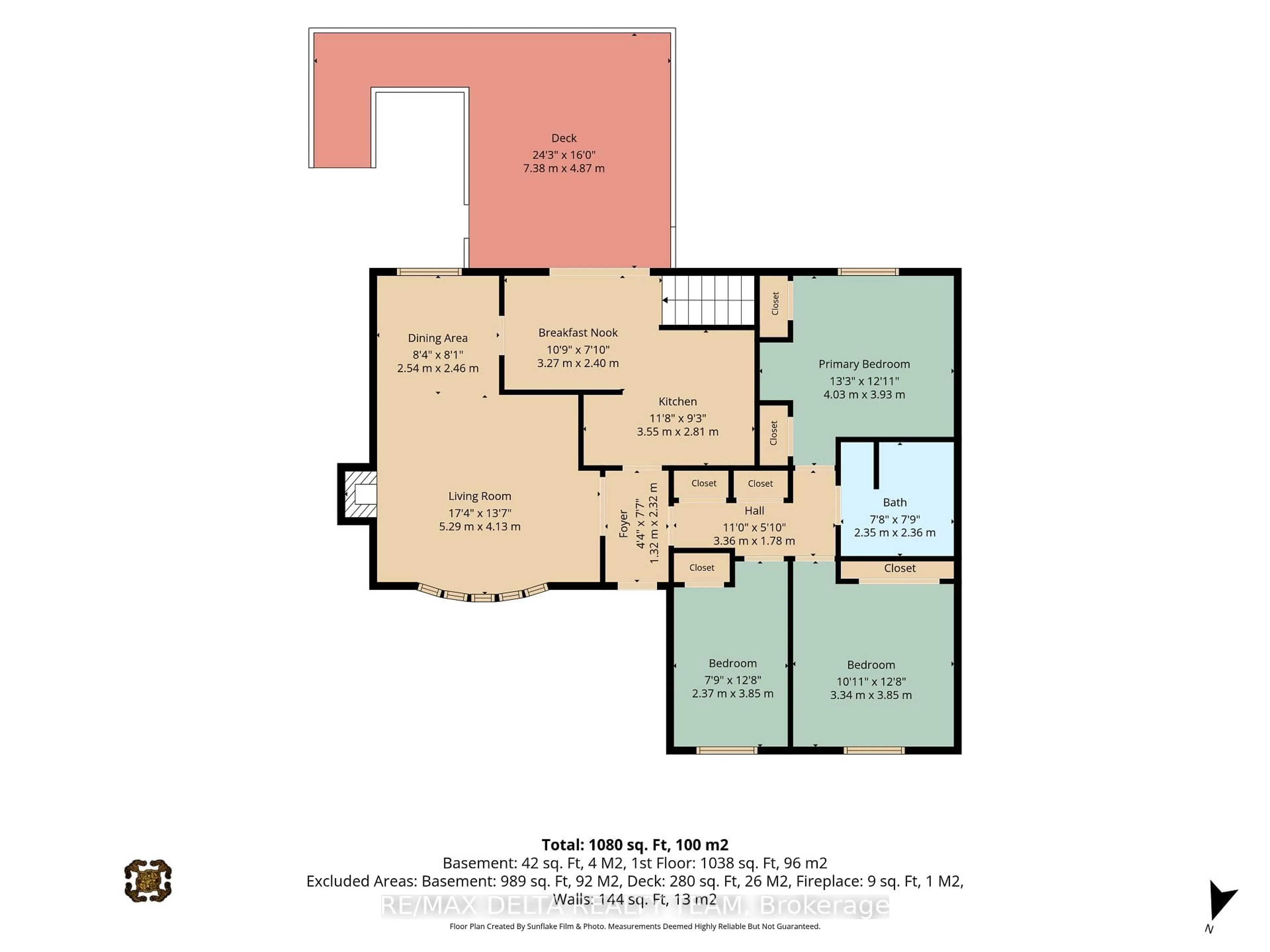 Floor plan for 278 Gleneagles Ave, Ottawa Ontario K1E 1L8