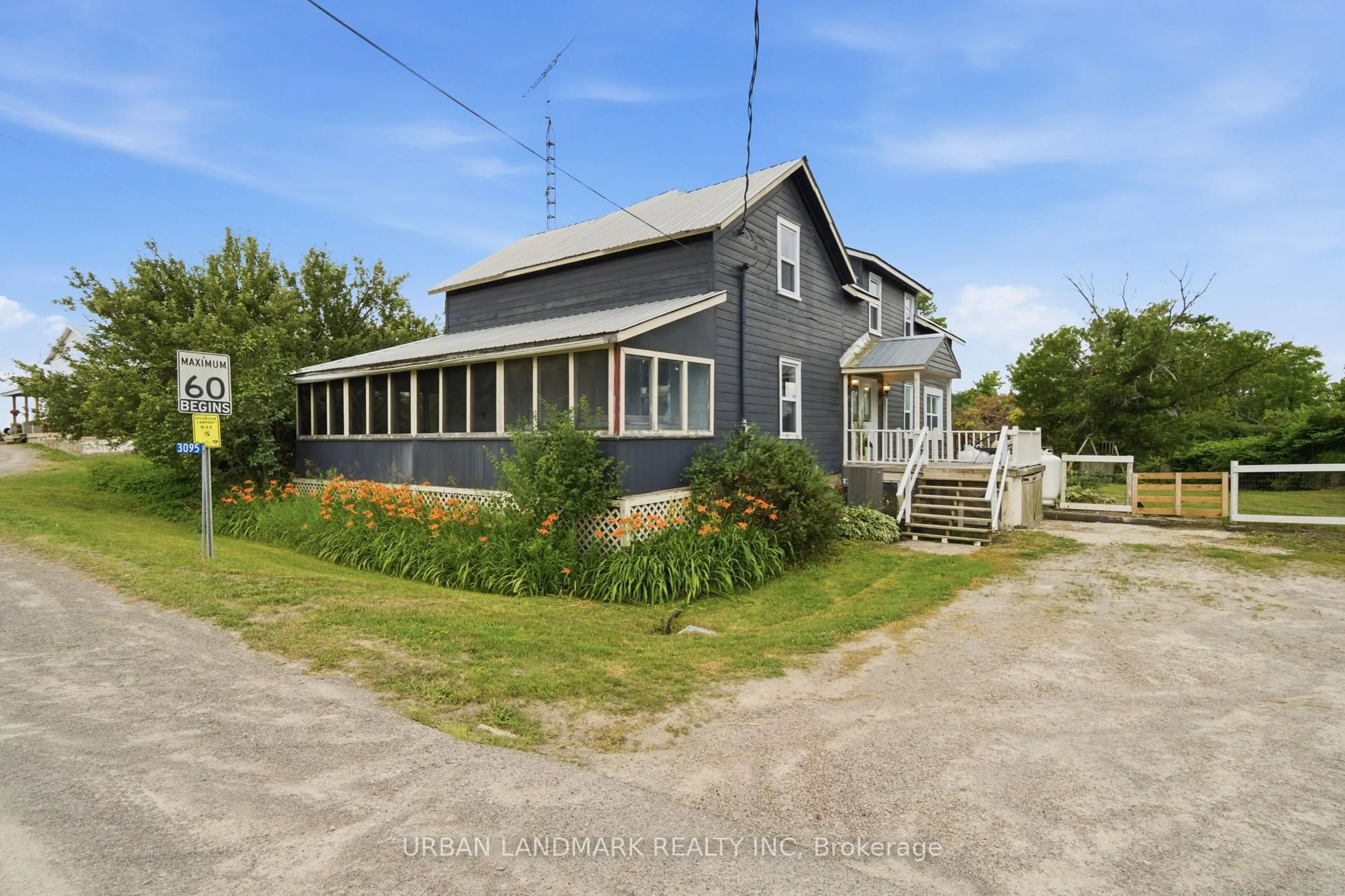 A pic from outside/outdoor area/front of a property/back of a property/a pic from drone, building for 3095 Cooper Rd, Madoc Ontario K0K 2K0