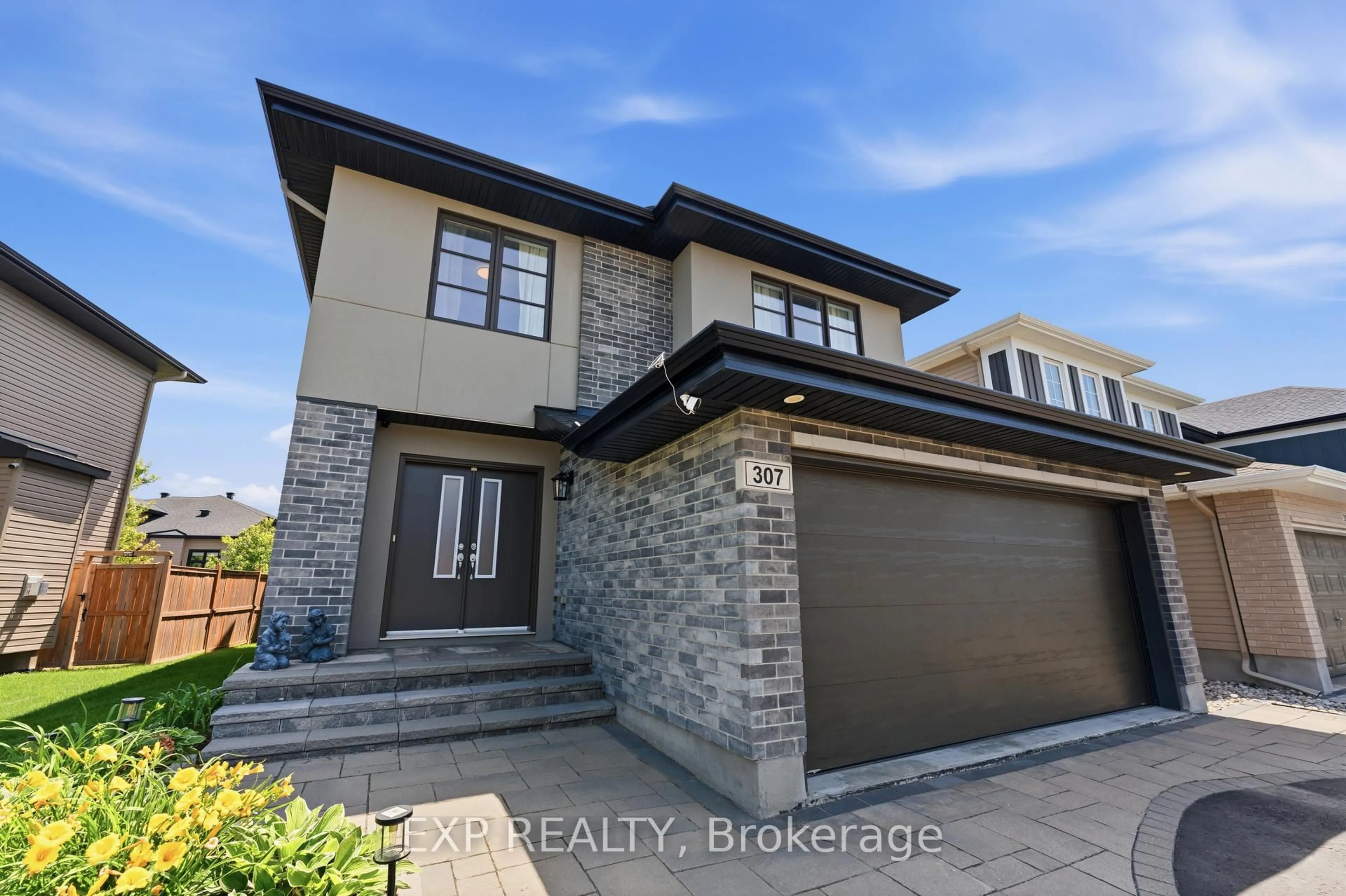 Home with brick exterior material, street for 307 Oxer Pl, Ottawa Ontario K2V 0C6
