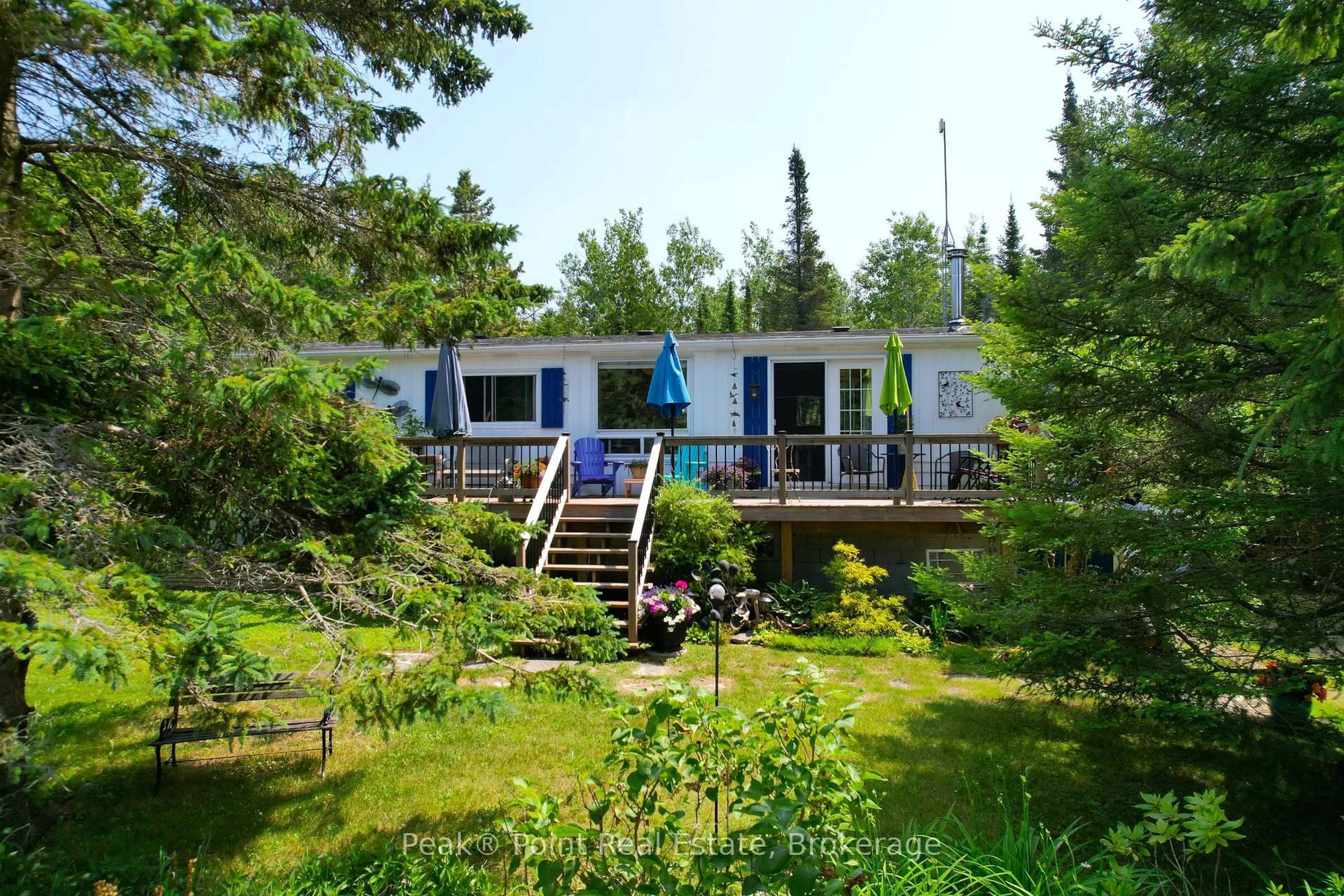 Patio, water/lake/river/ocean view for 1269 Sunset Dr, South Bruce Peninsula Ontario N0H 2T0