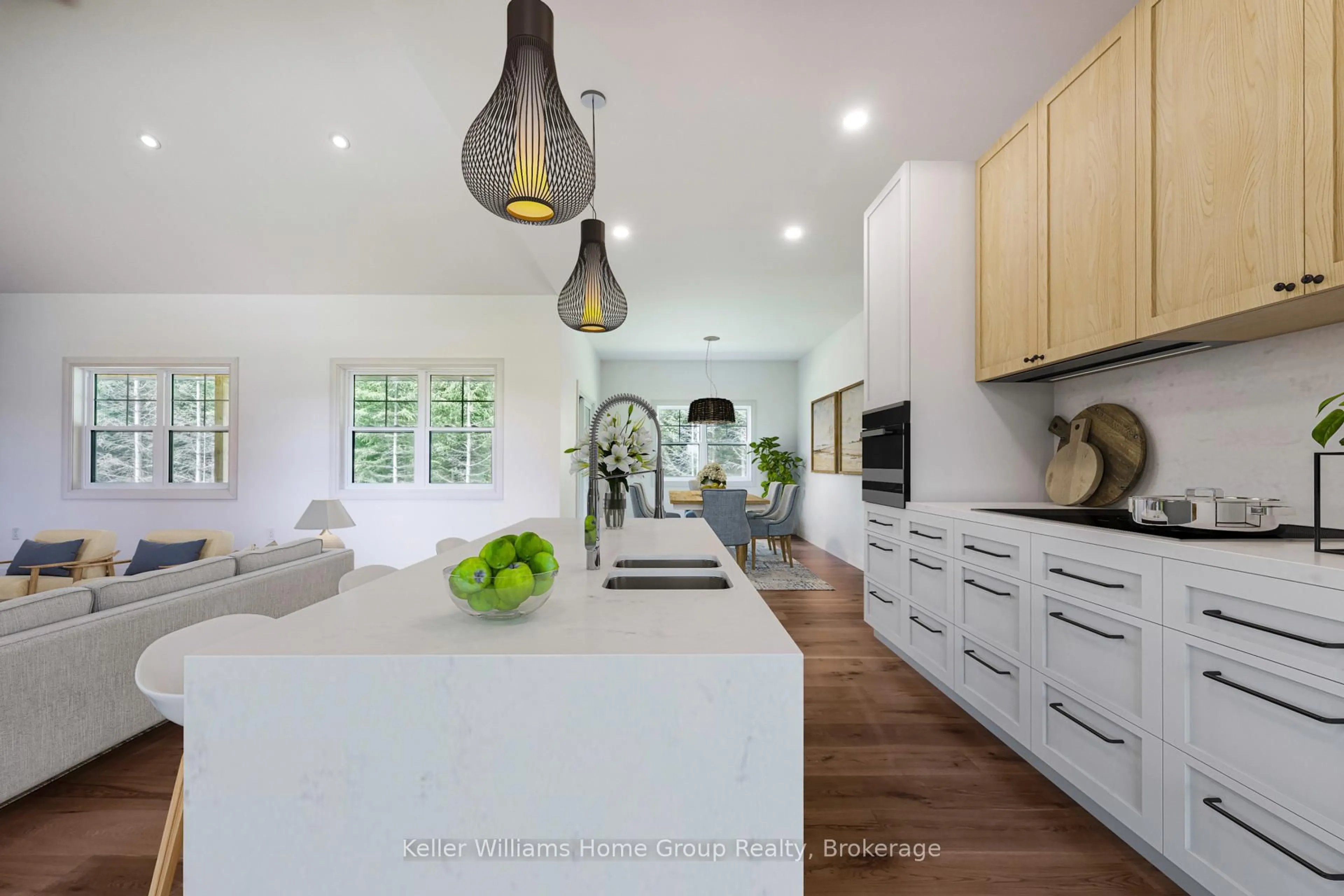 Open concept kitchen, unknown for 537266 Main St, Melancthon Ontario L0N 1J0
