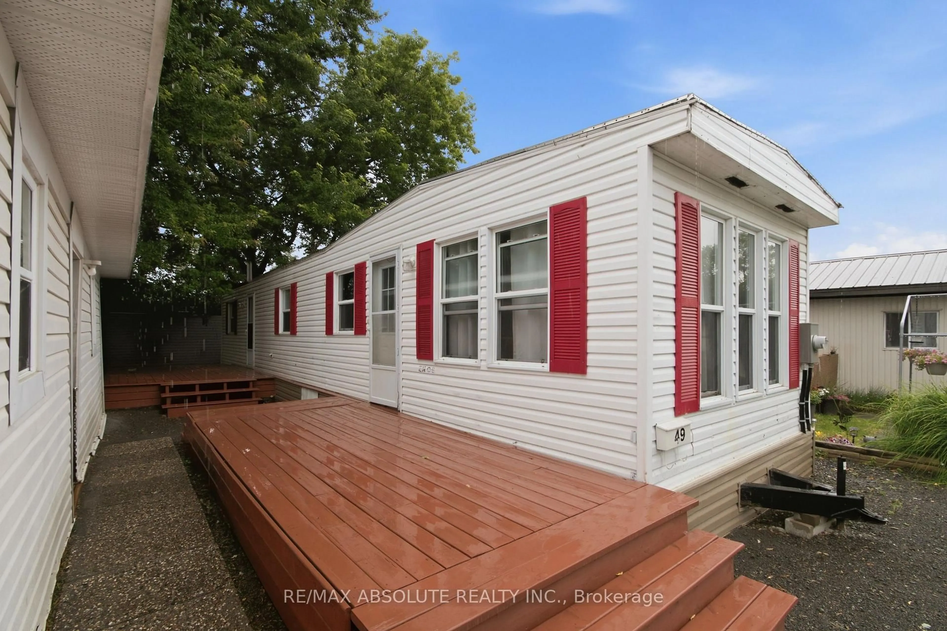 Home with vinyl exterior material, street for 3535 St. Joseph Blvd #49, Ottawa Ontario K2H 8S1