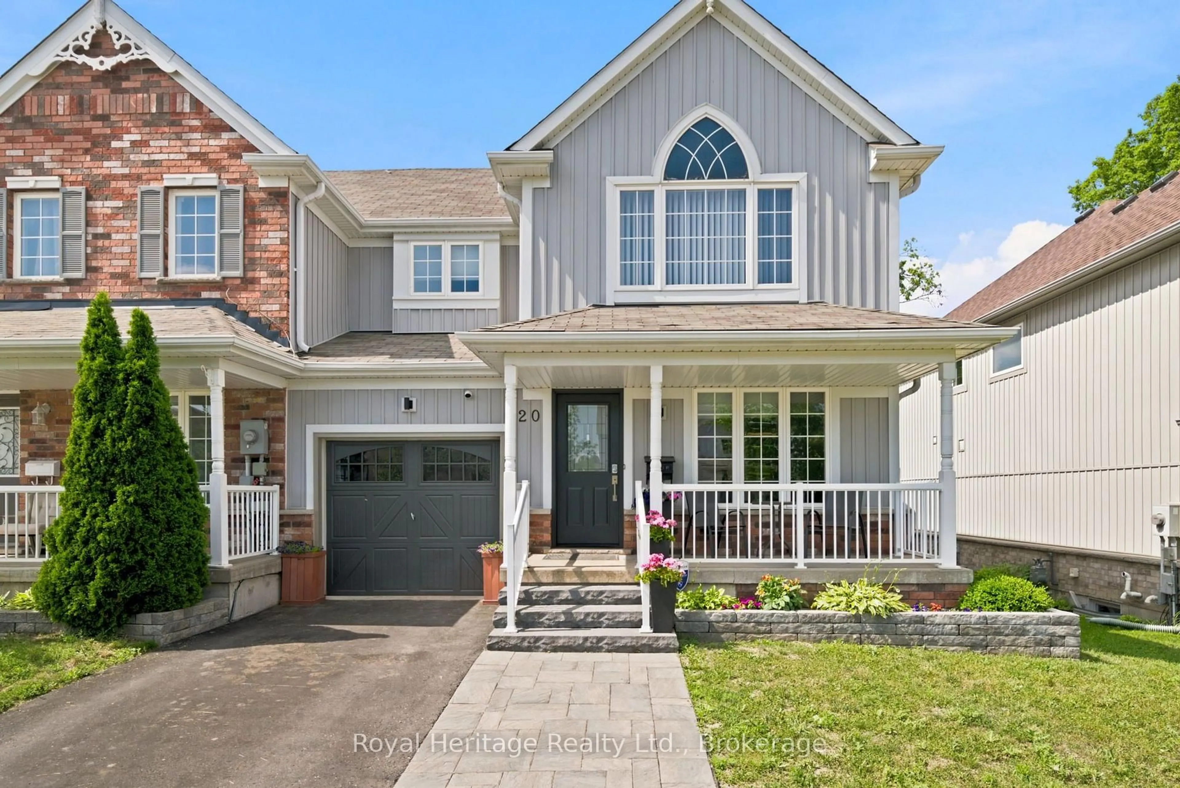 Home with brick exterior material, street for 20 Fallingbrook Cres, Kawartha Lakes Ontario K9V 0B3