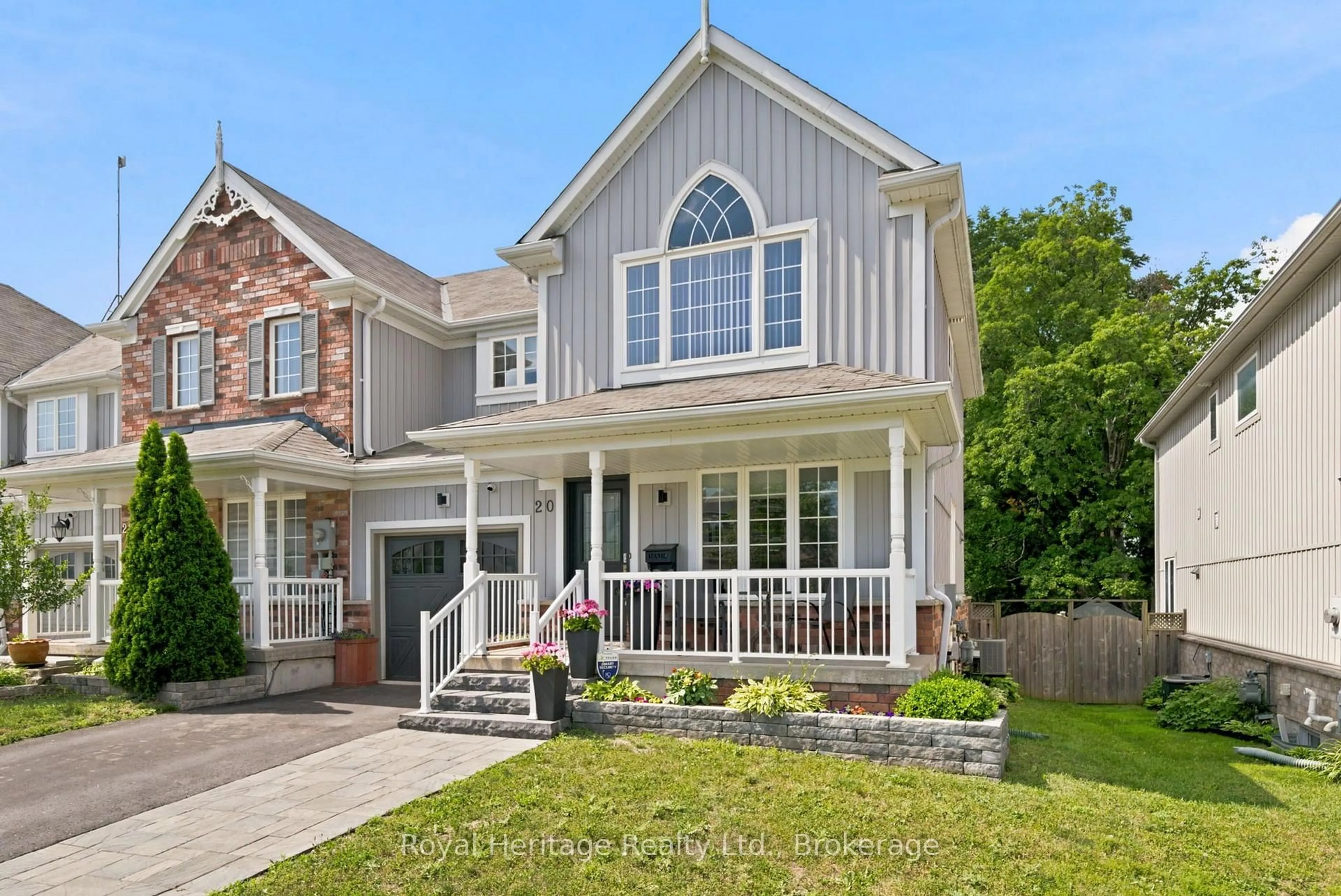 Home with brick exterior material, street for 20 Fallingbrook Cres, Kawartha Lakes Ontario K9V 0B3