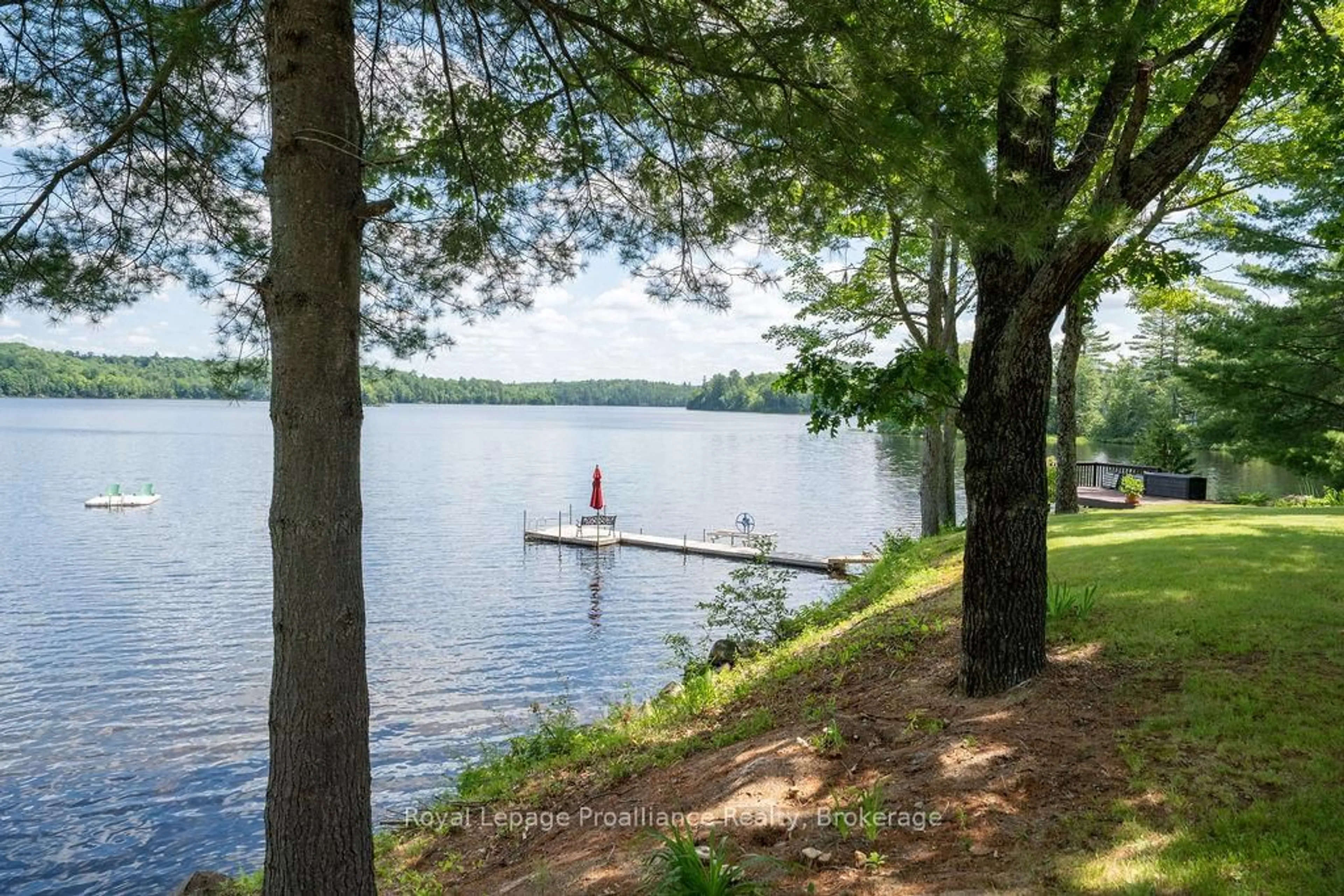 Patio, water/lake/river/ocean view for 1147A Flyers Cove Lane, Plevna Ontario K0H 2M0