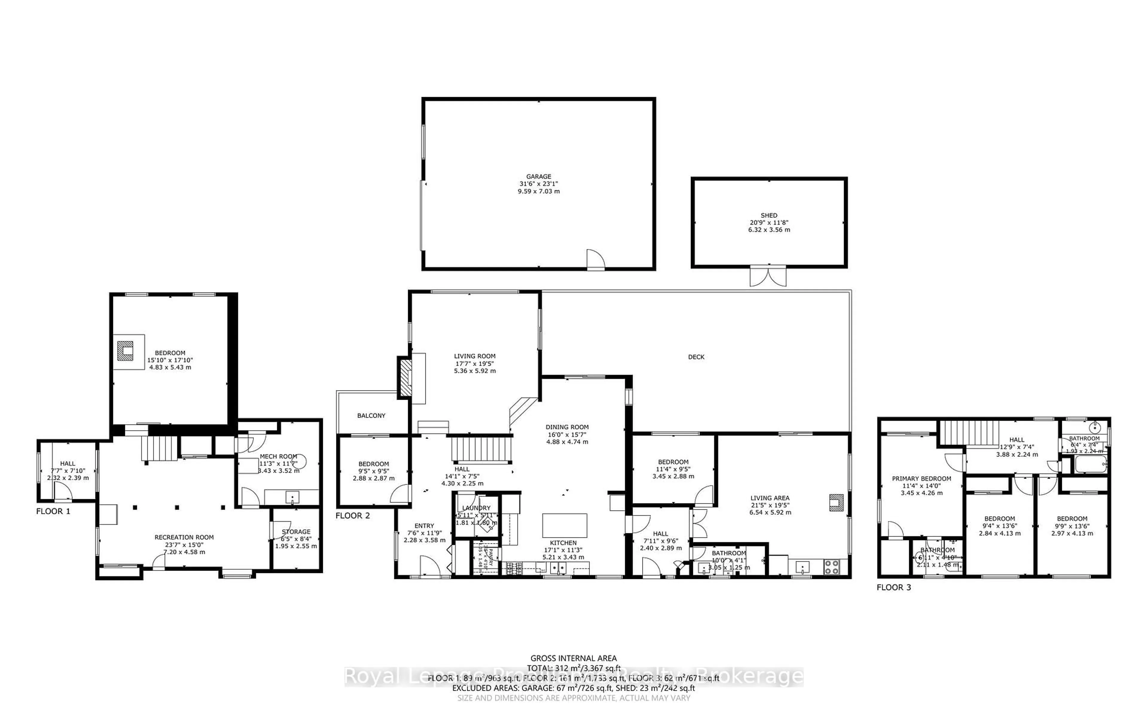 Floor plan for 1147A Flyers Cove Lane, Plevna Ontario K0H 2M0