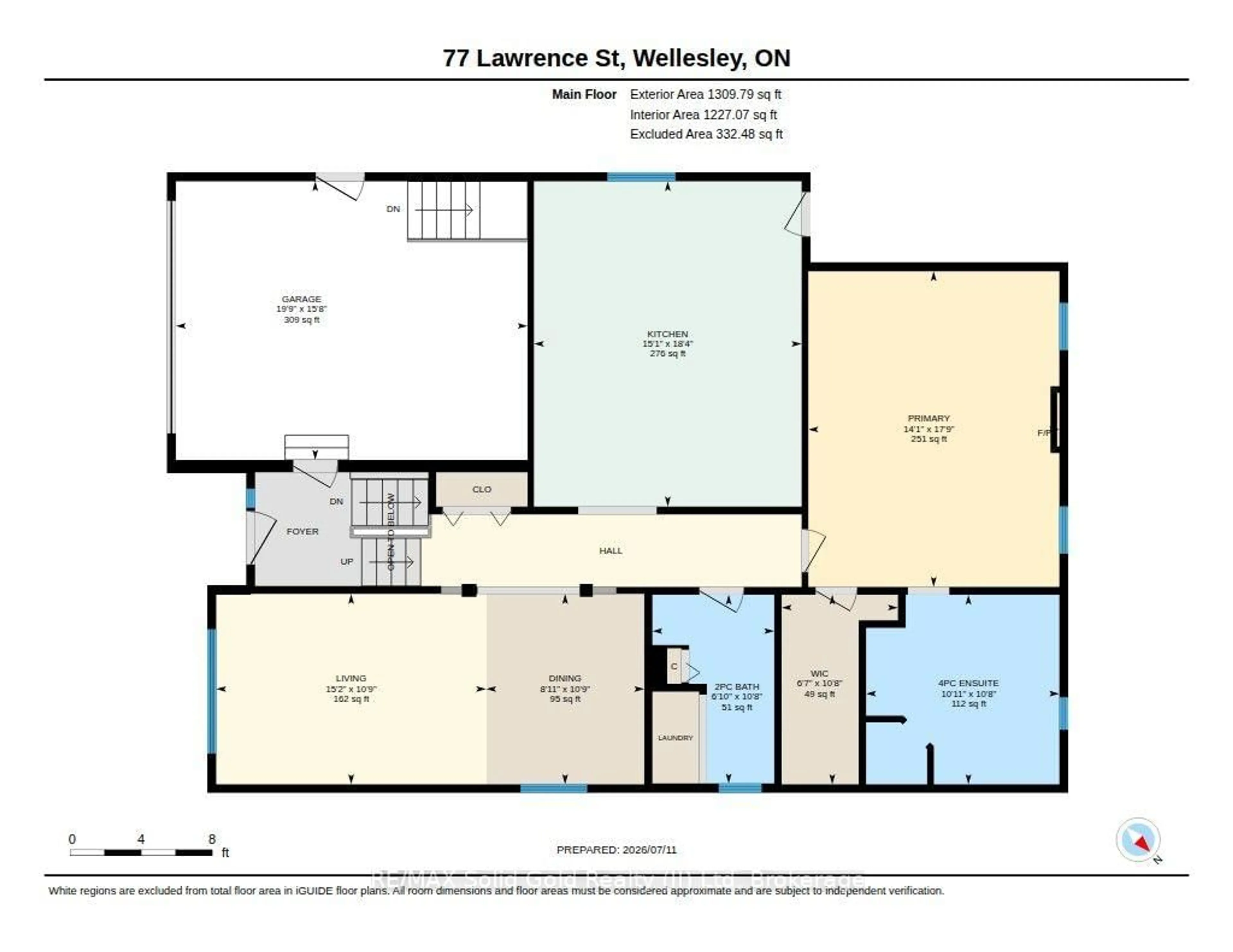 Floor plan for 77 Lawrence St, Wellesley Ontario N0B 2T0