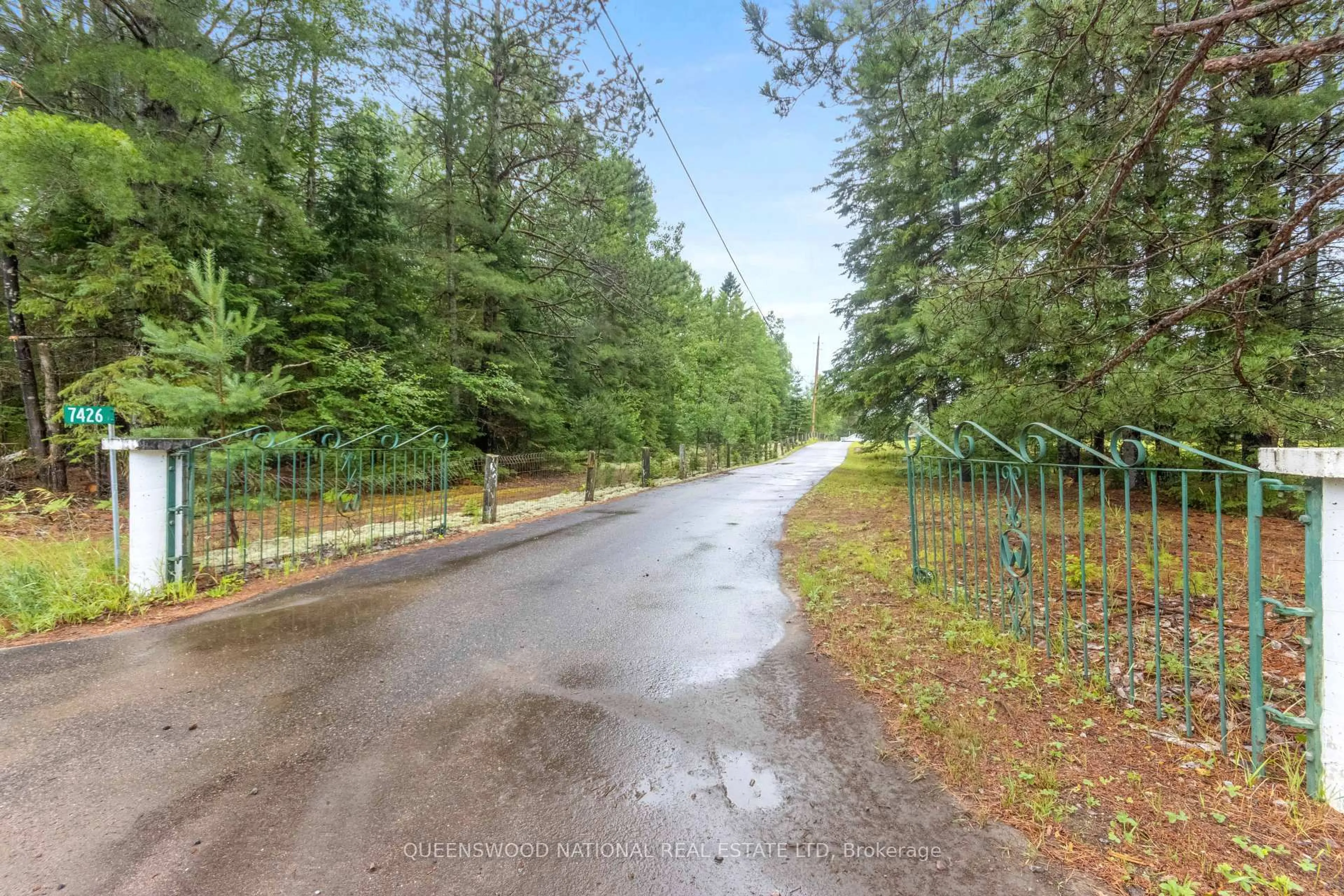 Patio, forest/trees view for 7424 River Rd, Palmer Rapids Ontario K0J 2E0