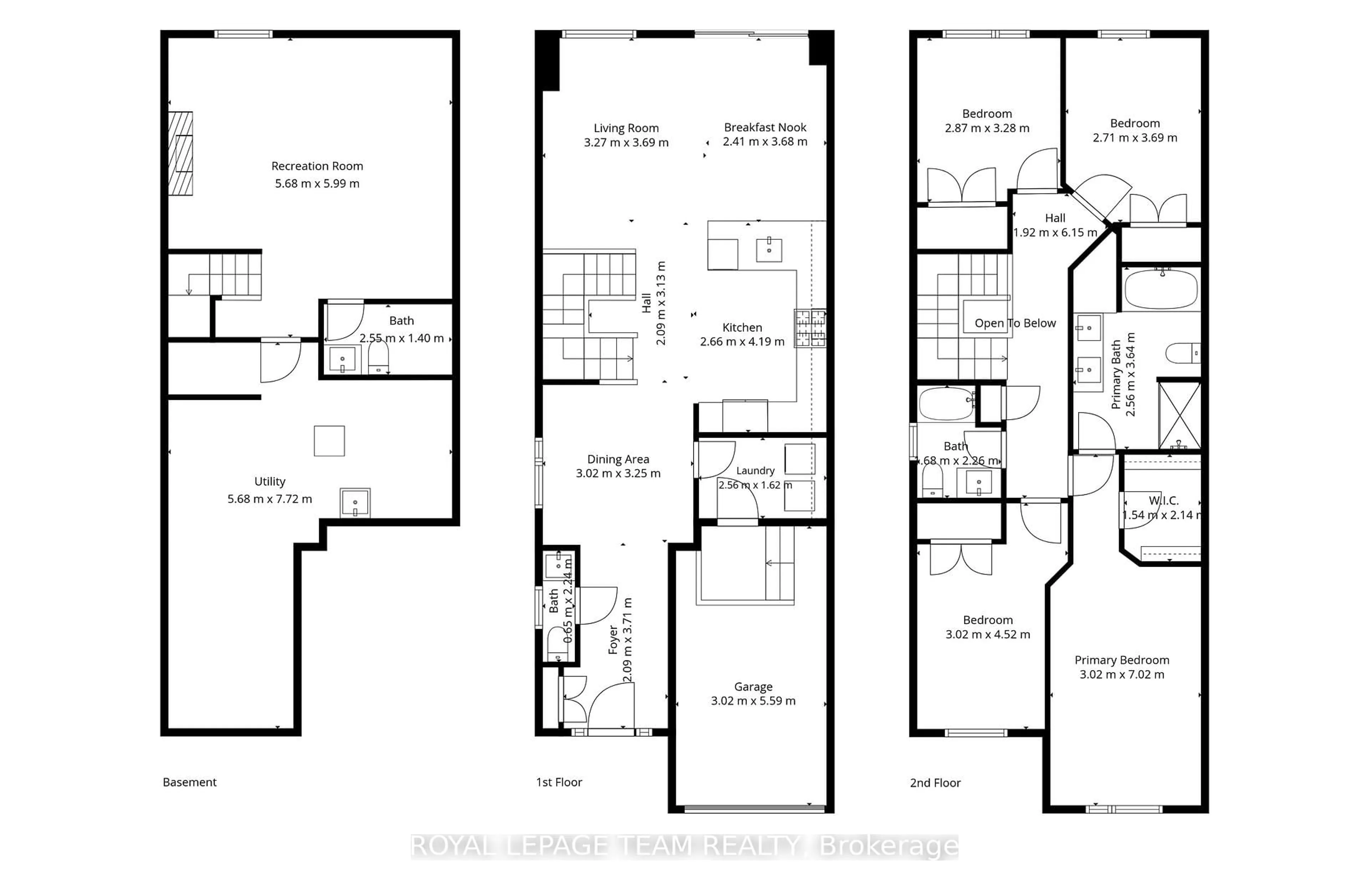 Floor plan for 67 Heirloom St, Ottawa Ontario K4M 0K9