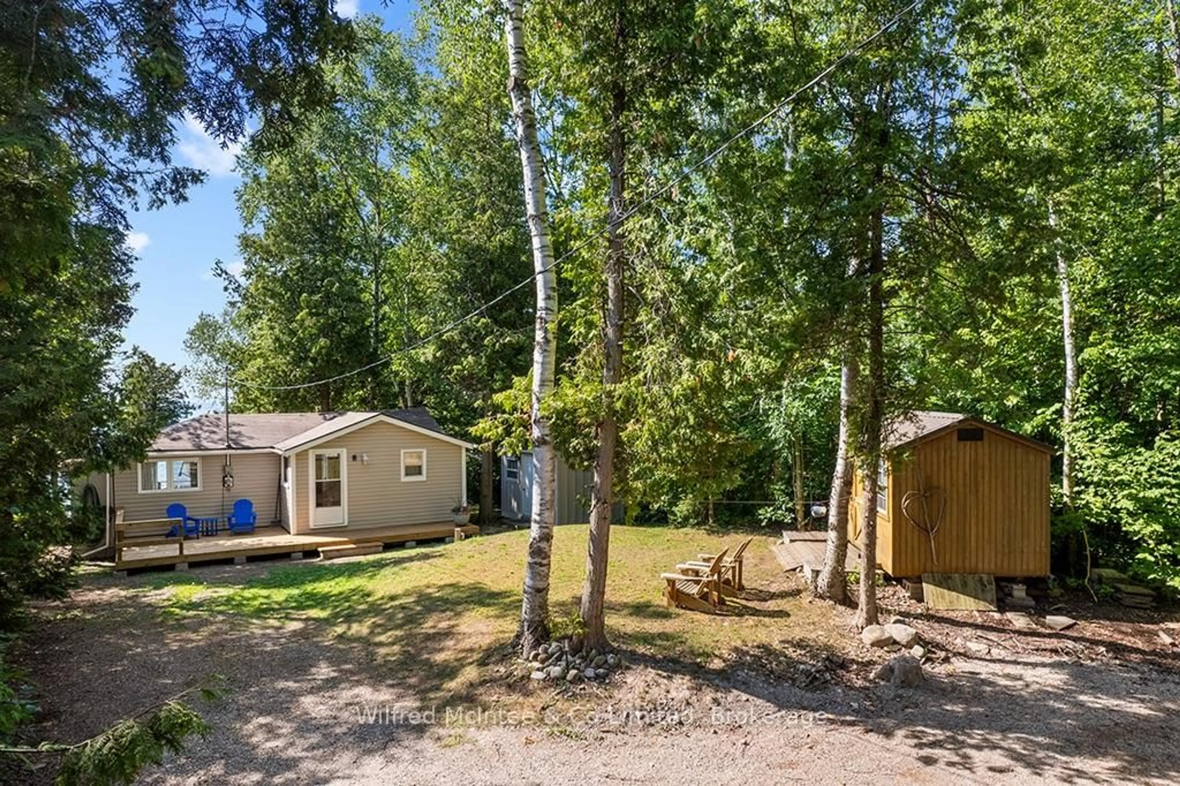 A pic from outside/outdoor area/front of a property/back of a property/a pic from drone, forest/trees view for 725 BRUCE ROAD 13 Rd, Native Leased Lands Ontario N0H 2C1
