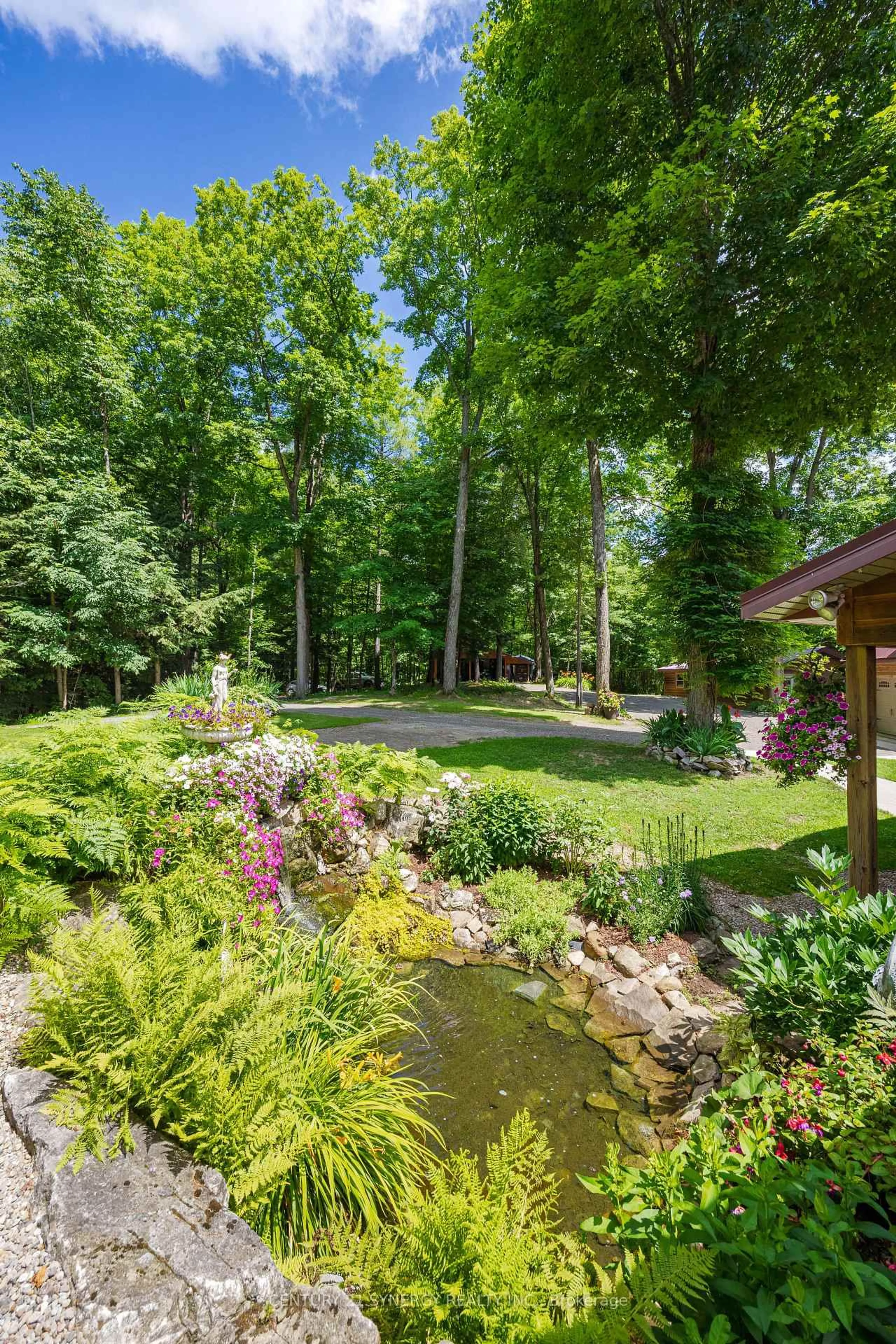 Patio, forest/trees view for 182 LB1 Rd, Rideau Lakes Ontario K0G 1E0