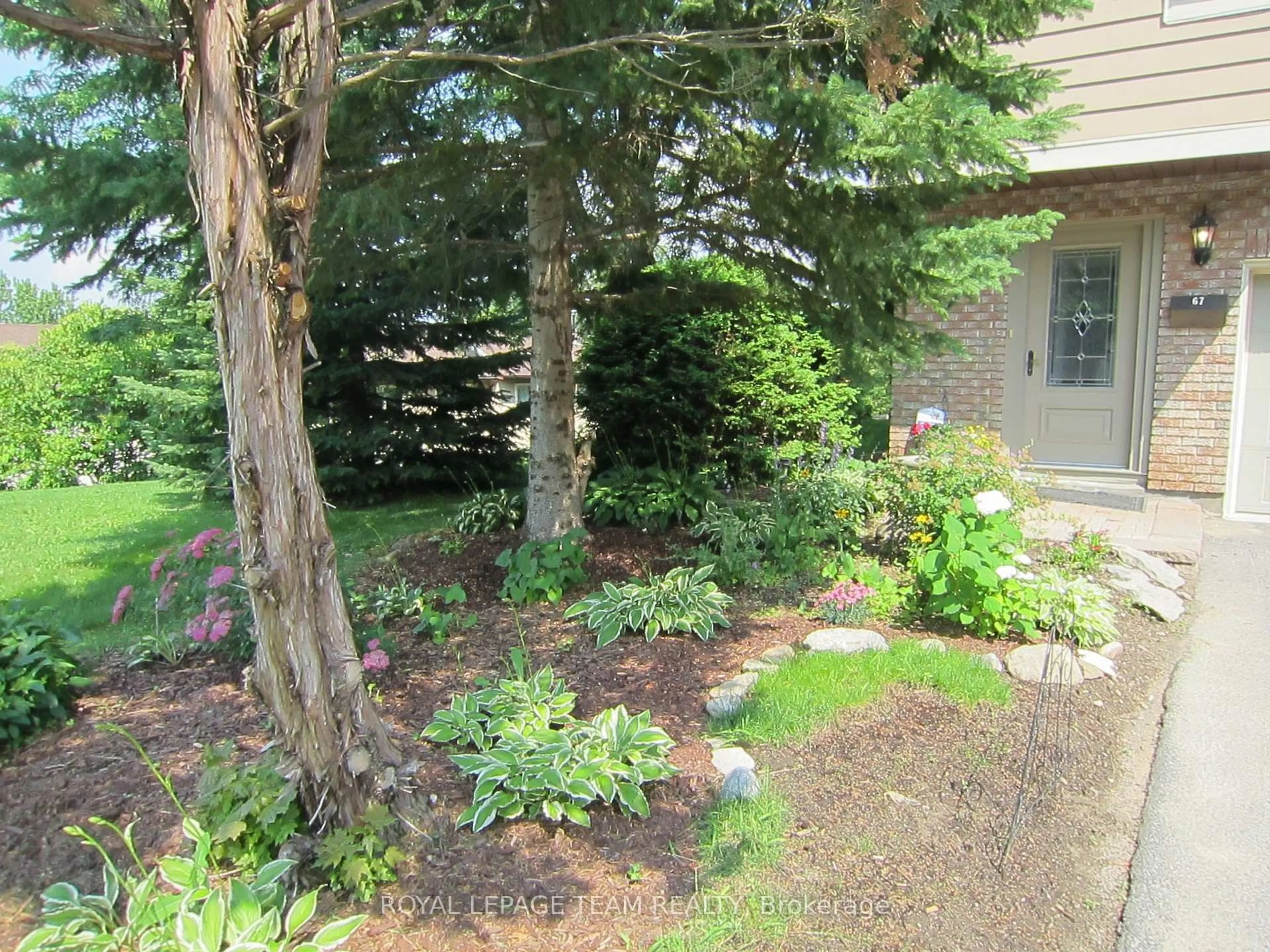 Patio, forest/trees view for 200 Owl Dr #67, Ottawa Ontario K1V 9P7