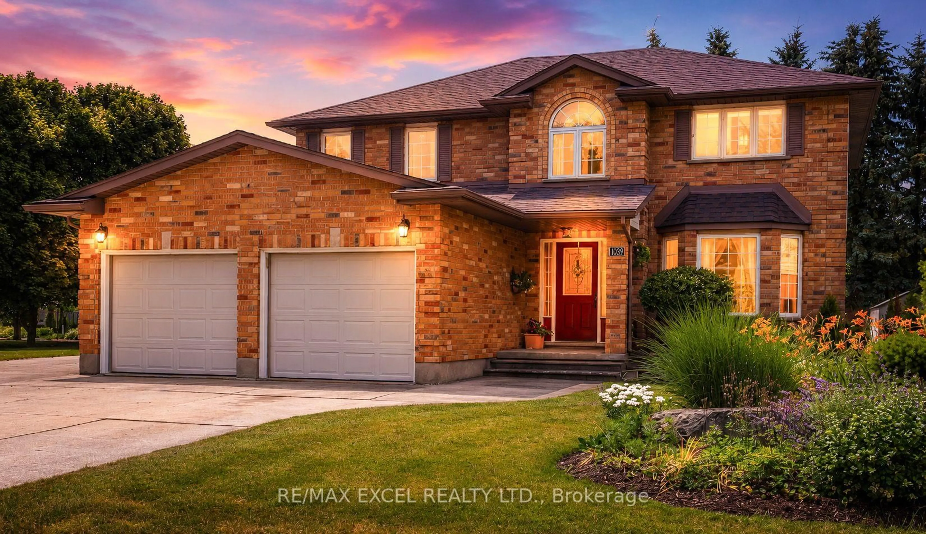 Home with brick exterior material, street for 1032 Sunset Dr, Wellesley Ontario N0B 2M0