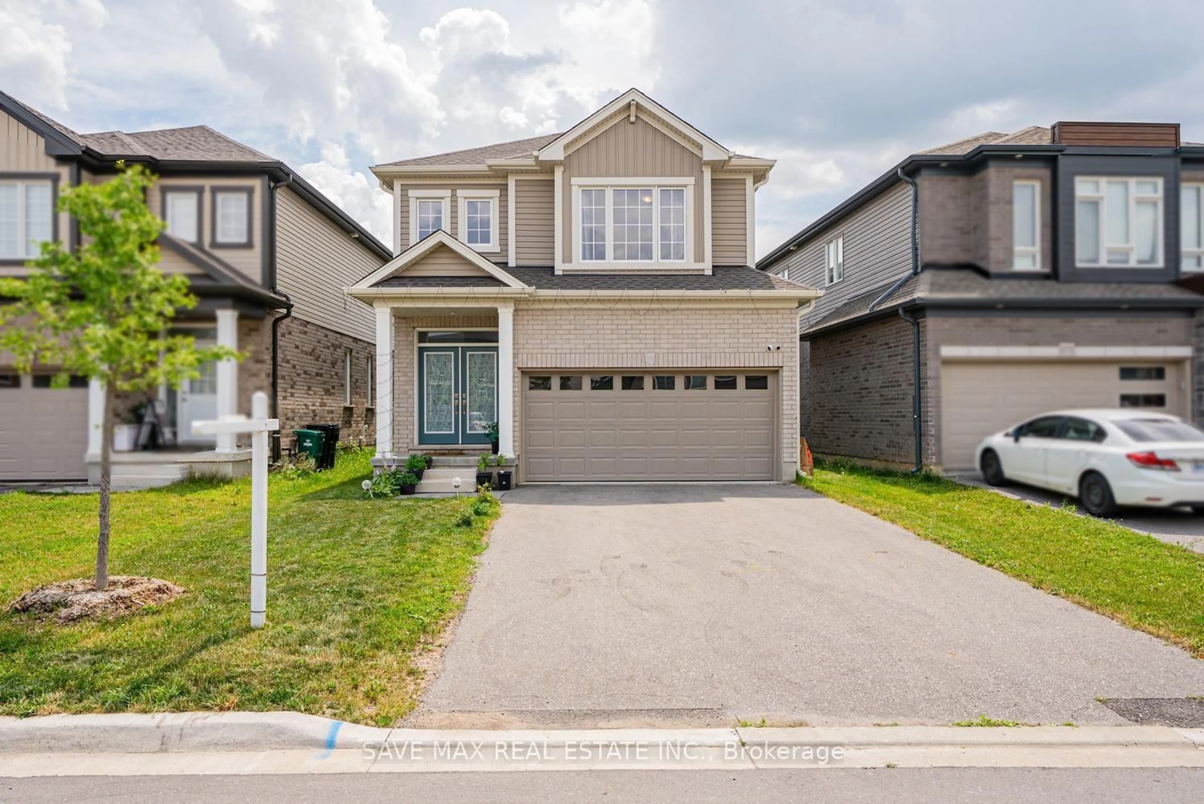 Home with vinyl exterior material, street for 171 Freure Dr, Cambridge Ontario N1S 0A2