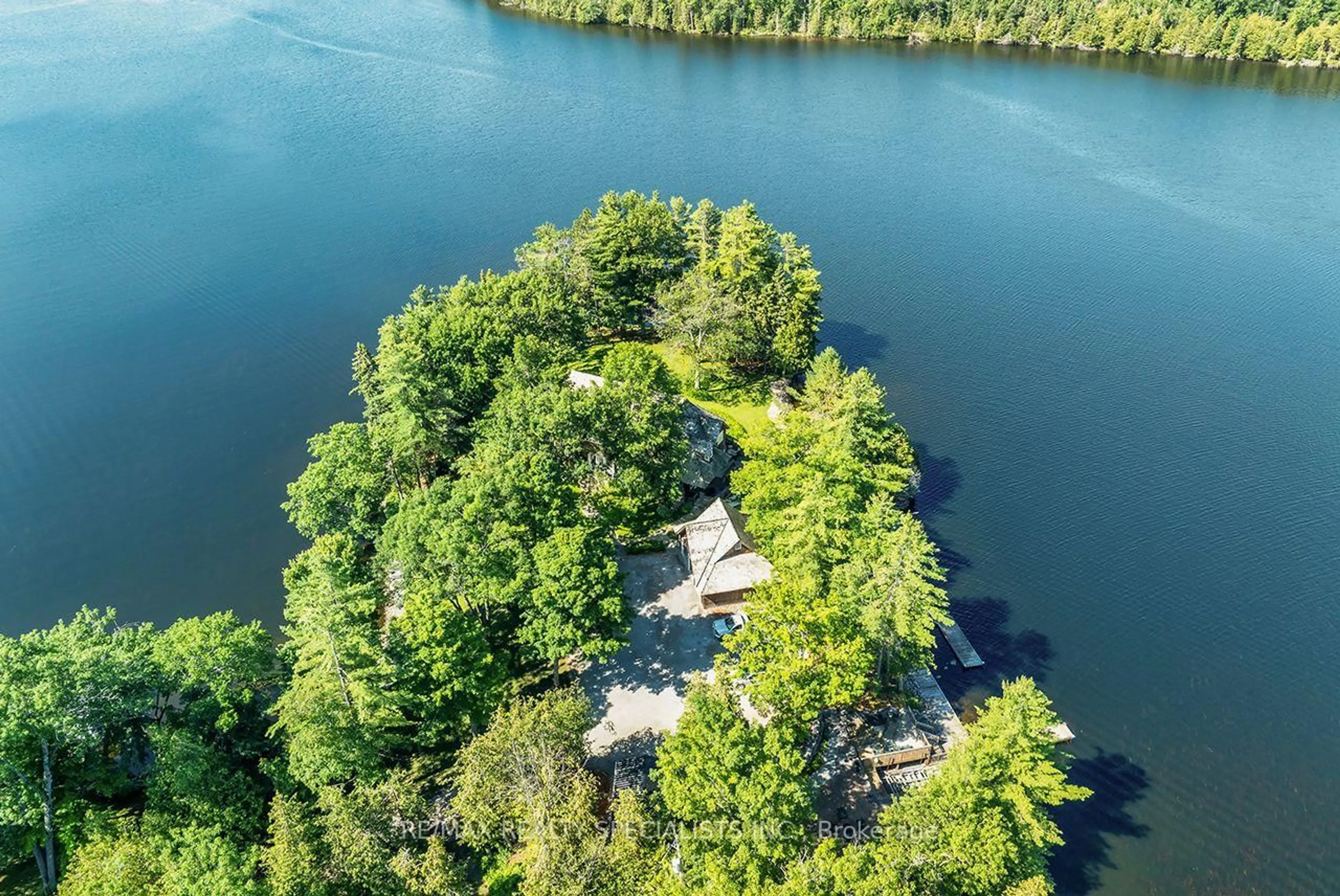 A pic from outside/outdoor area/front of a property/back of a property/a pic from drone, water/lake/river/ocean view for 27 STAR Rd, Kawartha Lakes Ontario K0M 1K0