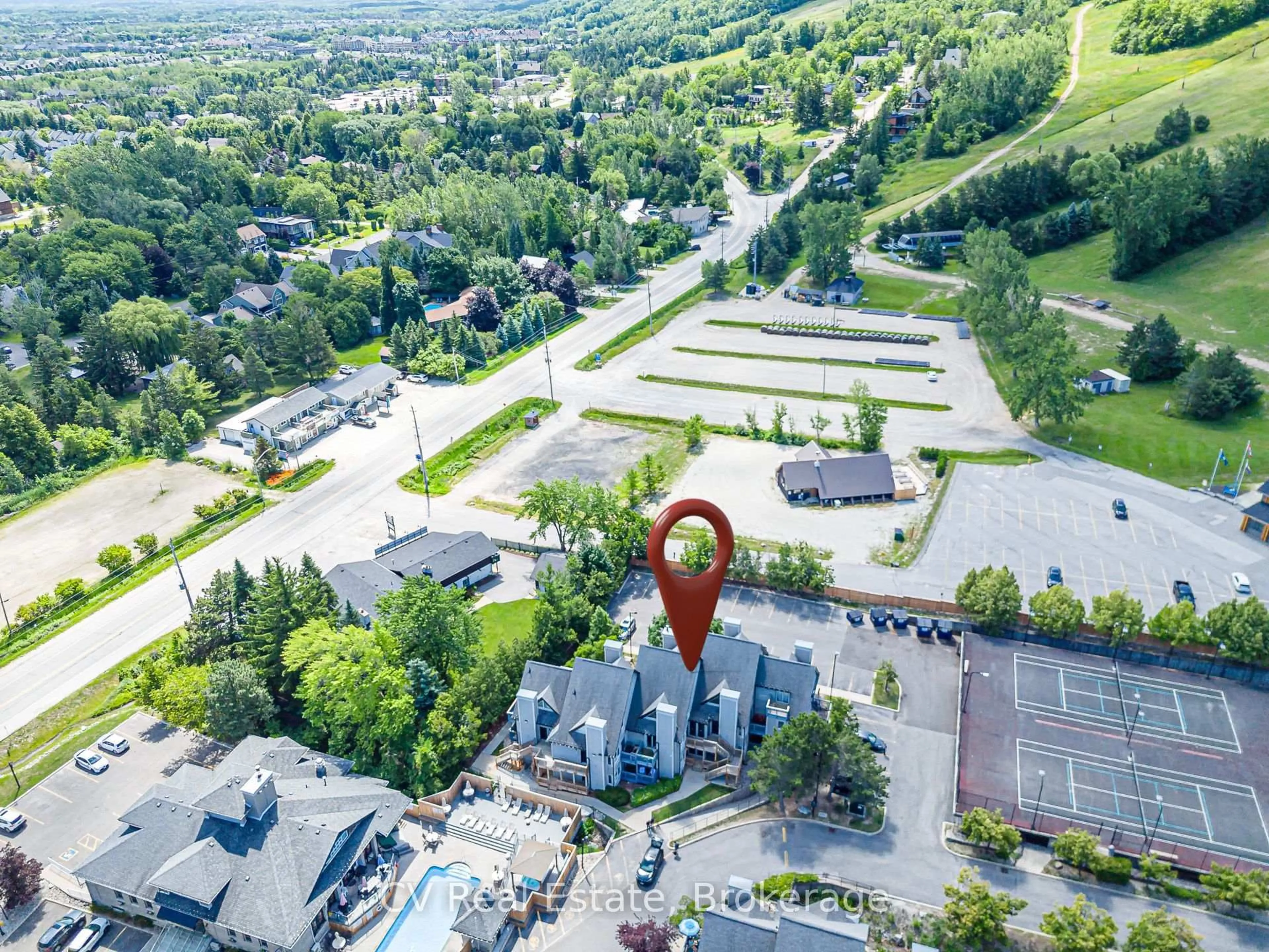 A pic from outside/outdoor area/front of a property/back of a property/a pic from drone, unknown for 796468 Grey 19 Rd #211, Blue Mountains Ontario L9Y 3Z2