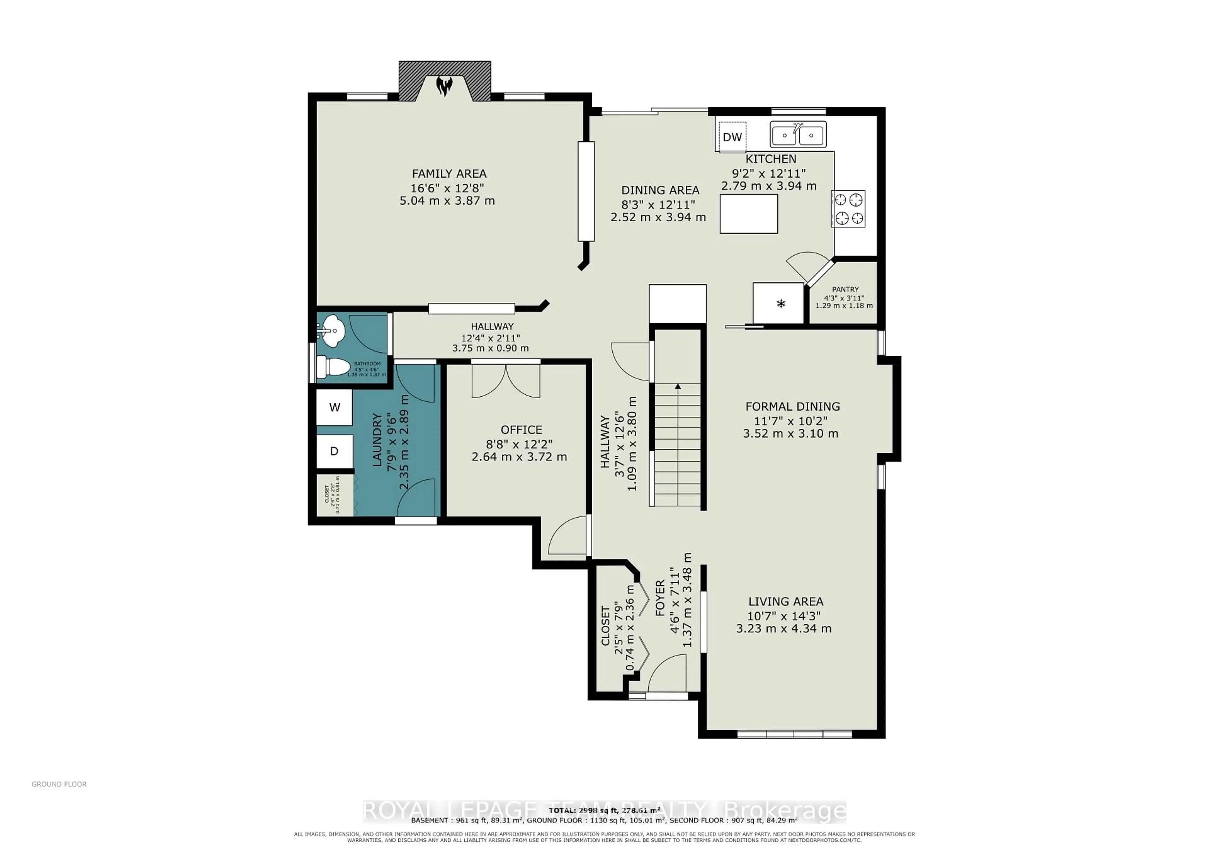Floor plan for 14 Elk Island Crt, Kanata Ontario K2M 2V3