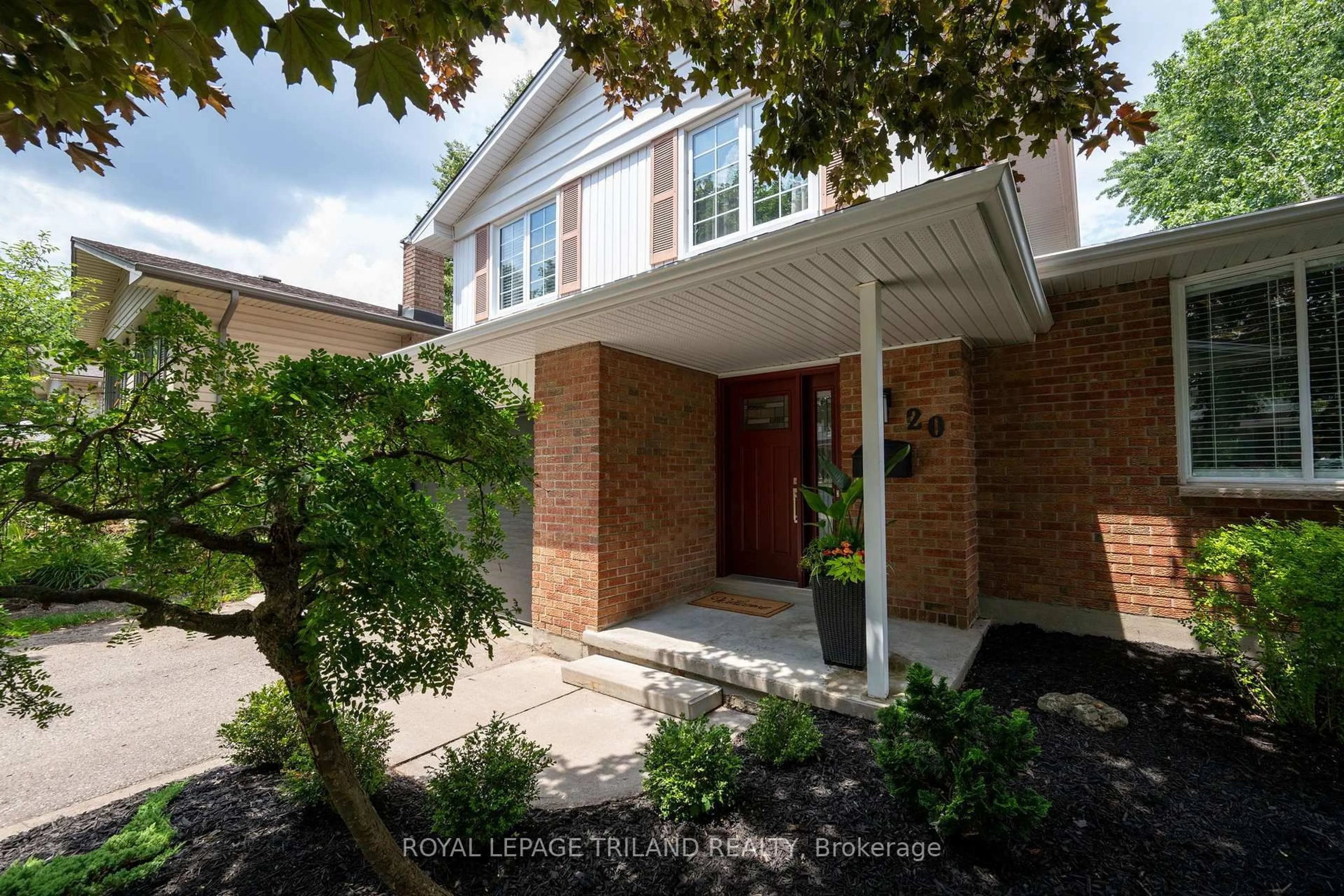 Home with brick exterior material, street for 20 Meadowview Rd, London South Ontario N6J 4E6