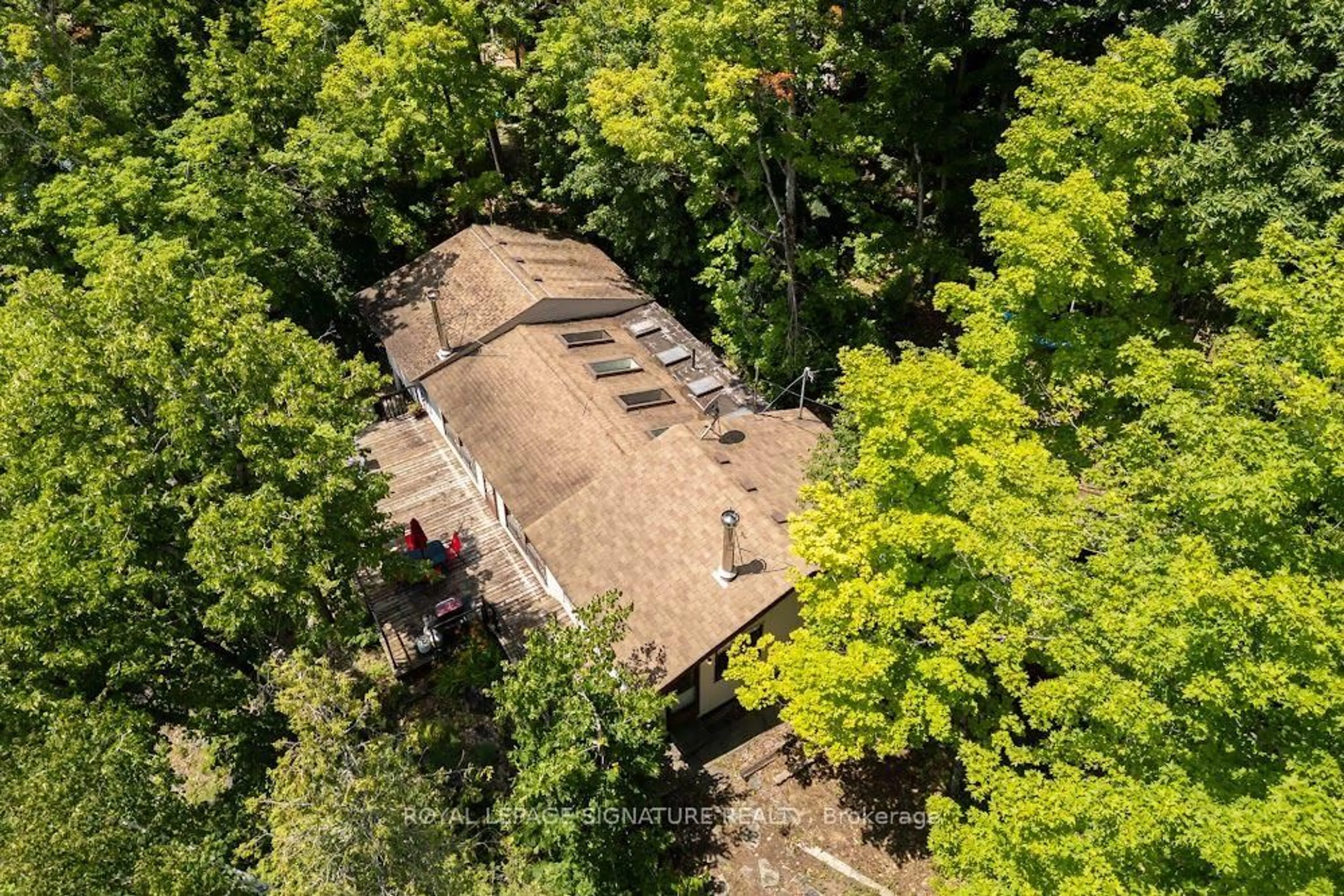 A pic from outside/outdoor area/front of a property/back of a property/a pic from drone, forest/trees view for 383 Fire Route 59 Rte, Havelock-Belmont-Methuen Ontario K0L 1Z0