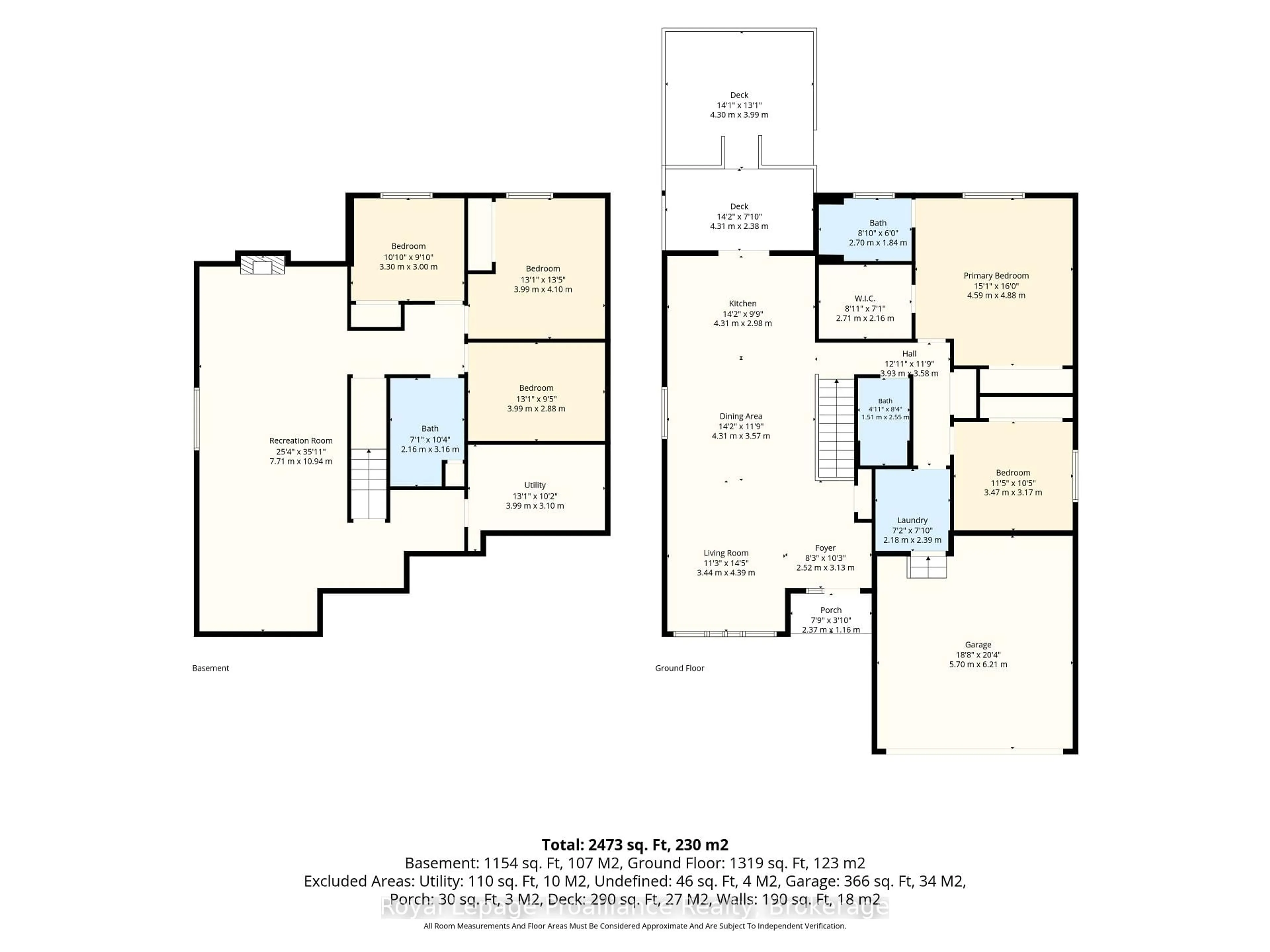 Floor plan for 35 Ward Dr, Brighton Ontario K0K 1H0