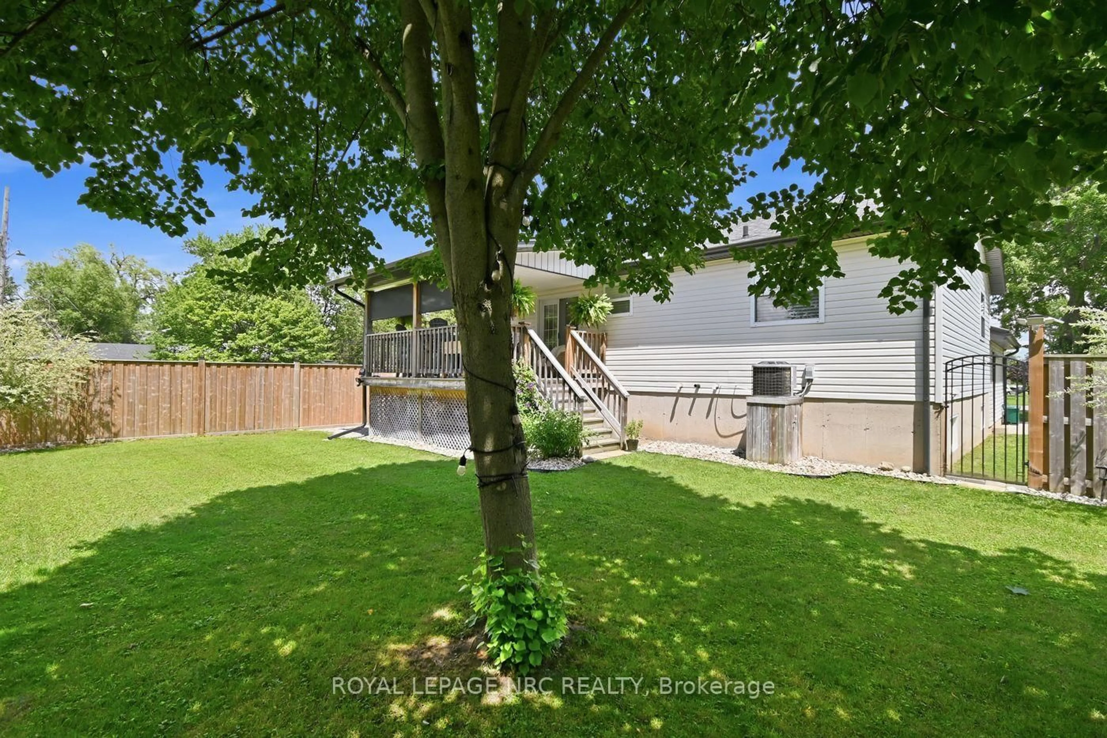 A pic from outside/outdoor area/front of a property/back of a property/a pic from drone, forest/trees view for 95 Neva Rd, Fort Erie Ontario L0S 1N0