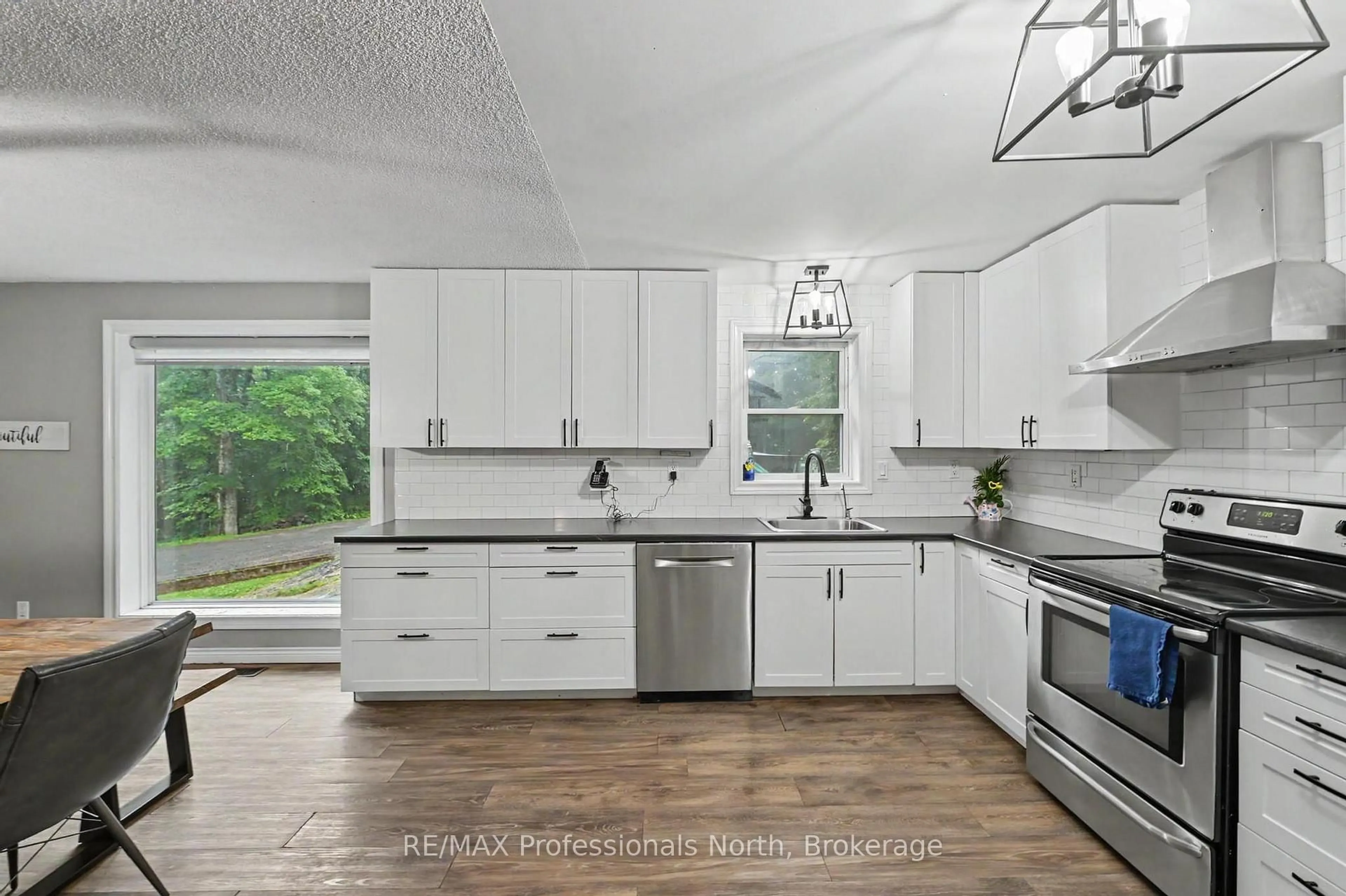 Open concept kitchen, ceramic/tile floor for 1116 Little Hawk Lake Rd, Algonquin Highlands Ontario K0M 1S0