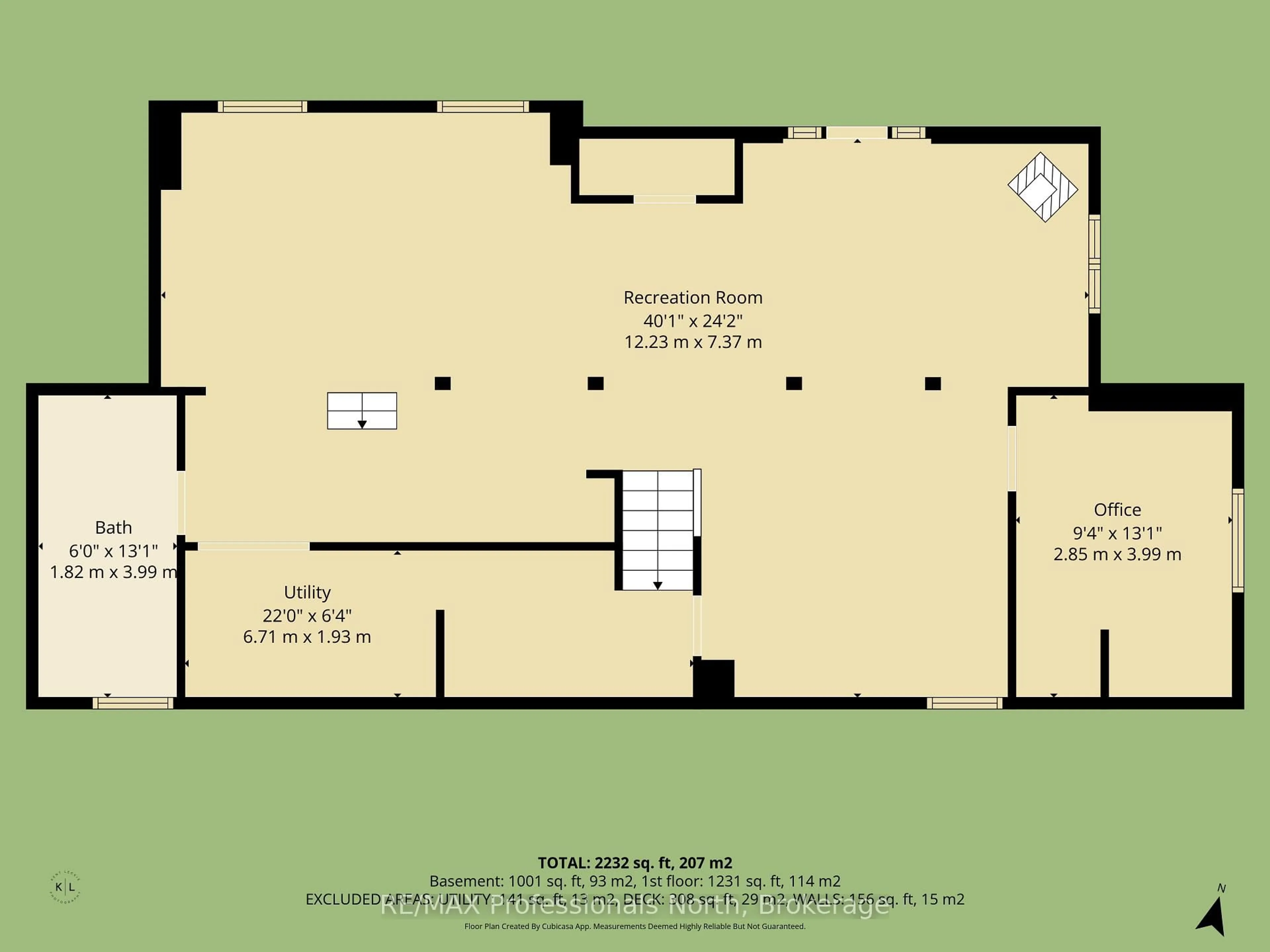 Floor plan for 1116 Little Hawk Lake Rd, Algonquin Highlands Ontario K0M 1S0