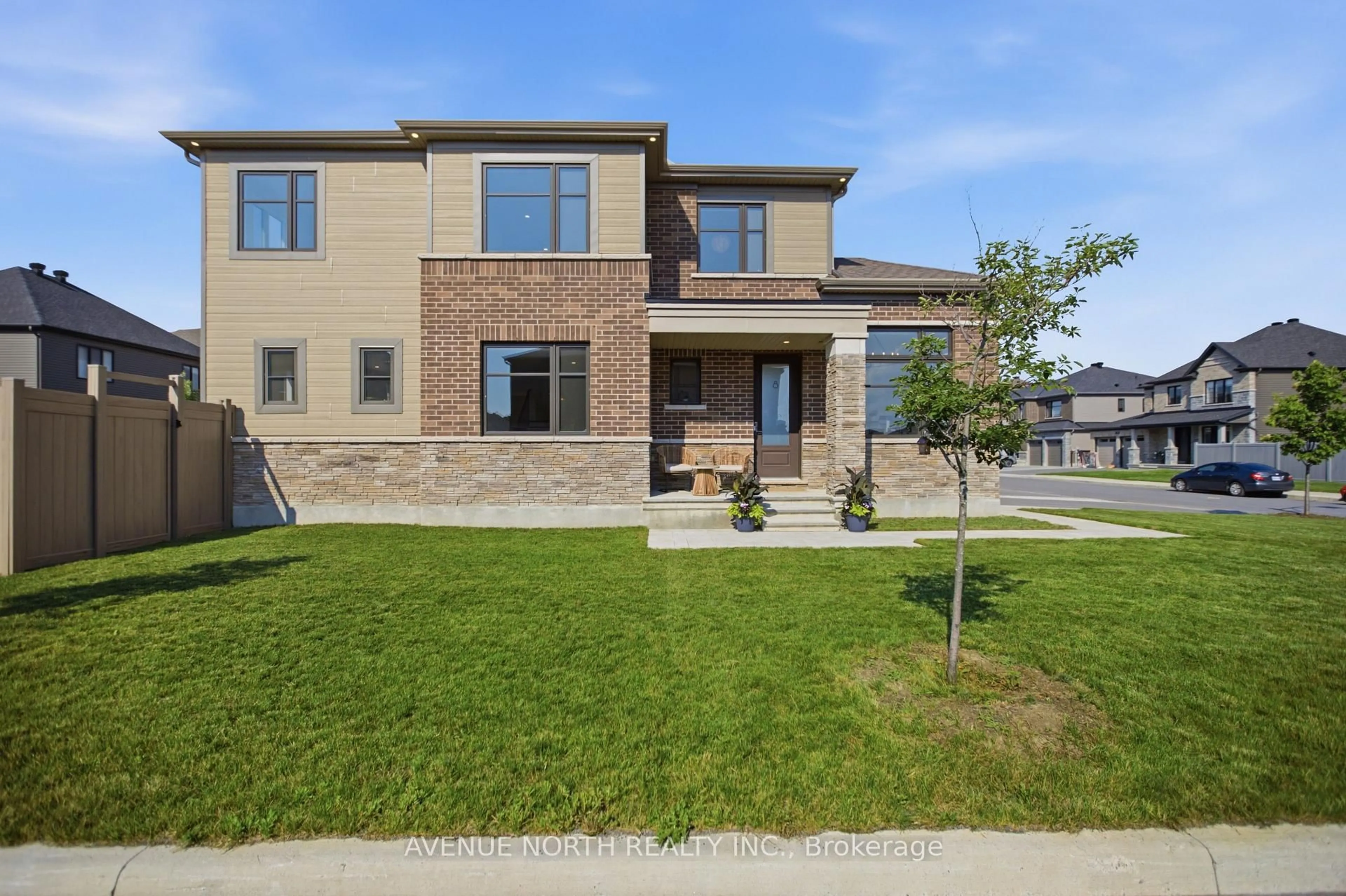 Home with brick exterior material, street for 8 Ascari Rd, Manotick Ontario K4M 0M6
