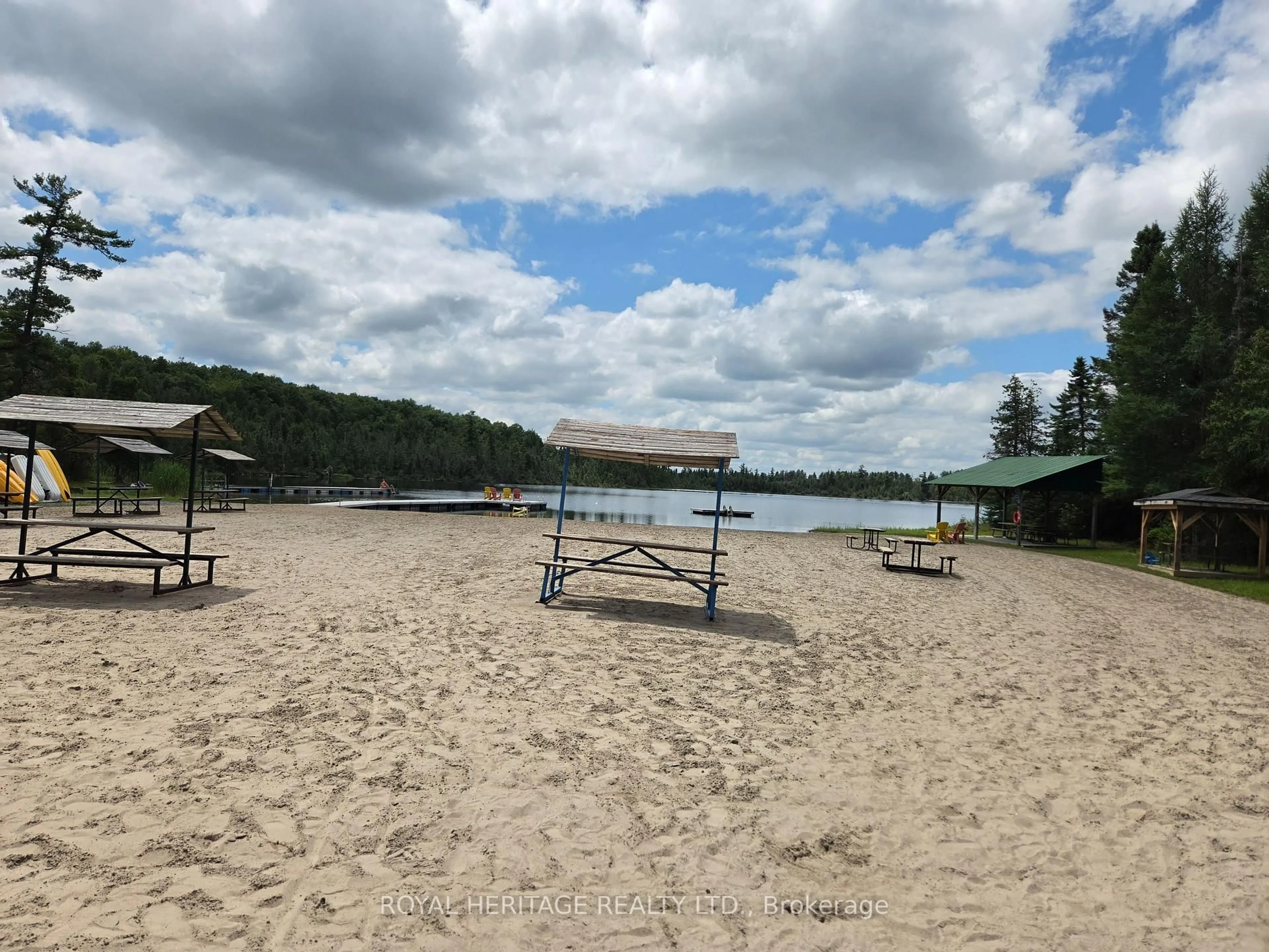 Patio, water/lake/river/ocean view for 302 Quin Mo Lac Rd #60, Madoc Ontario K0K 2K0