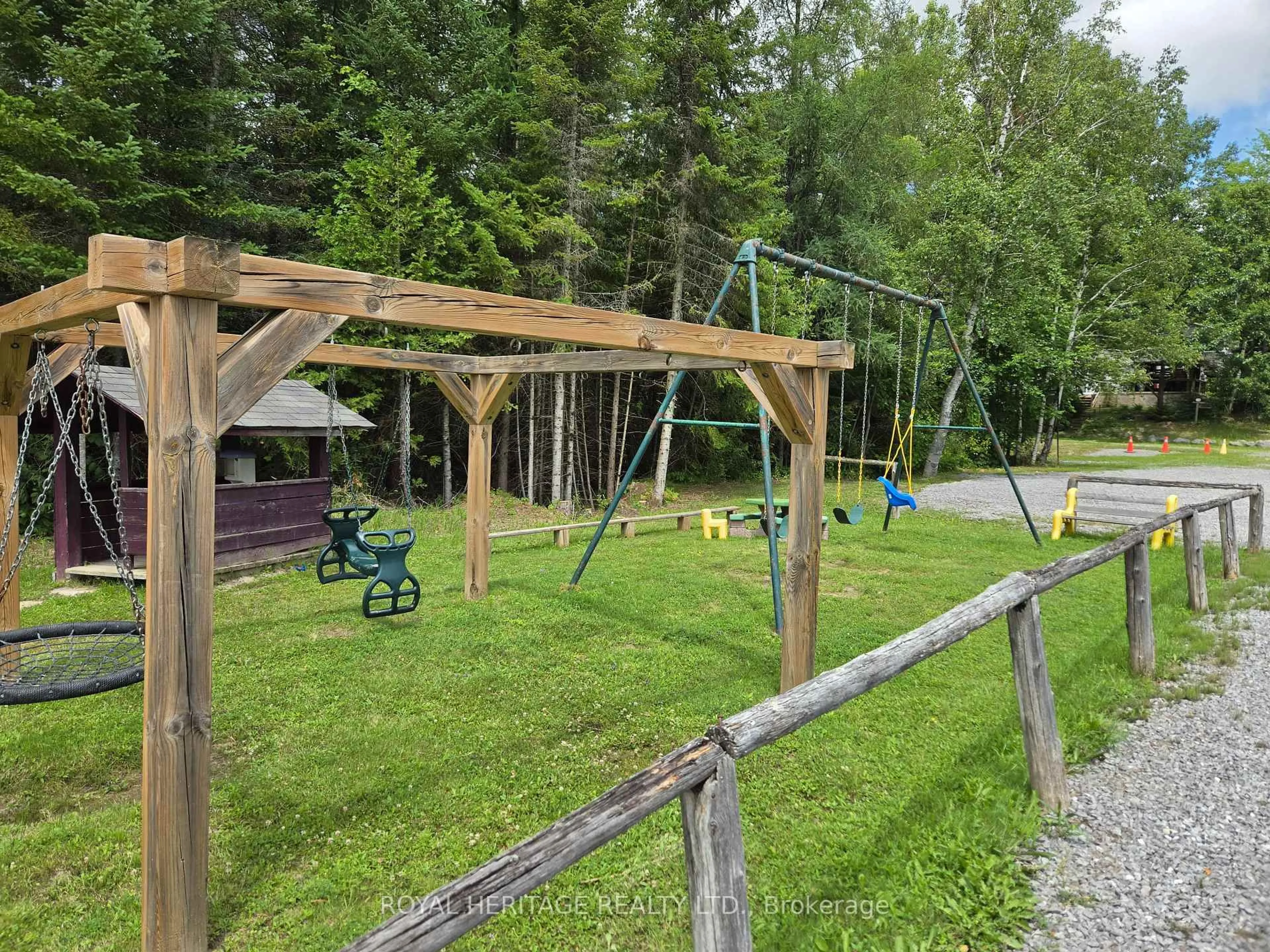 Patio, forest/trees view for 302 Quin Mo Lac Rd #60, Madoc Ontario K0K 2K0