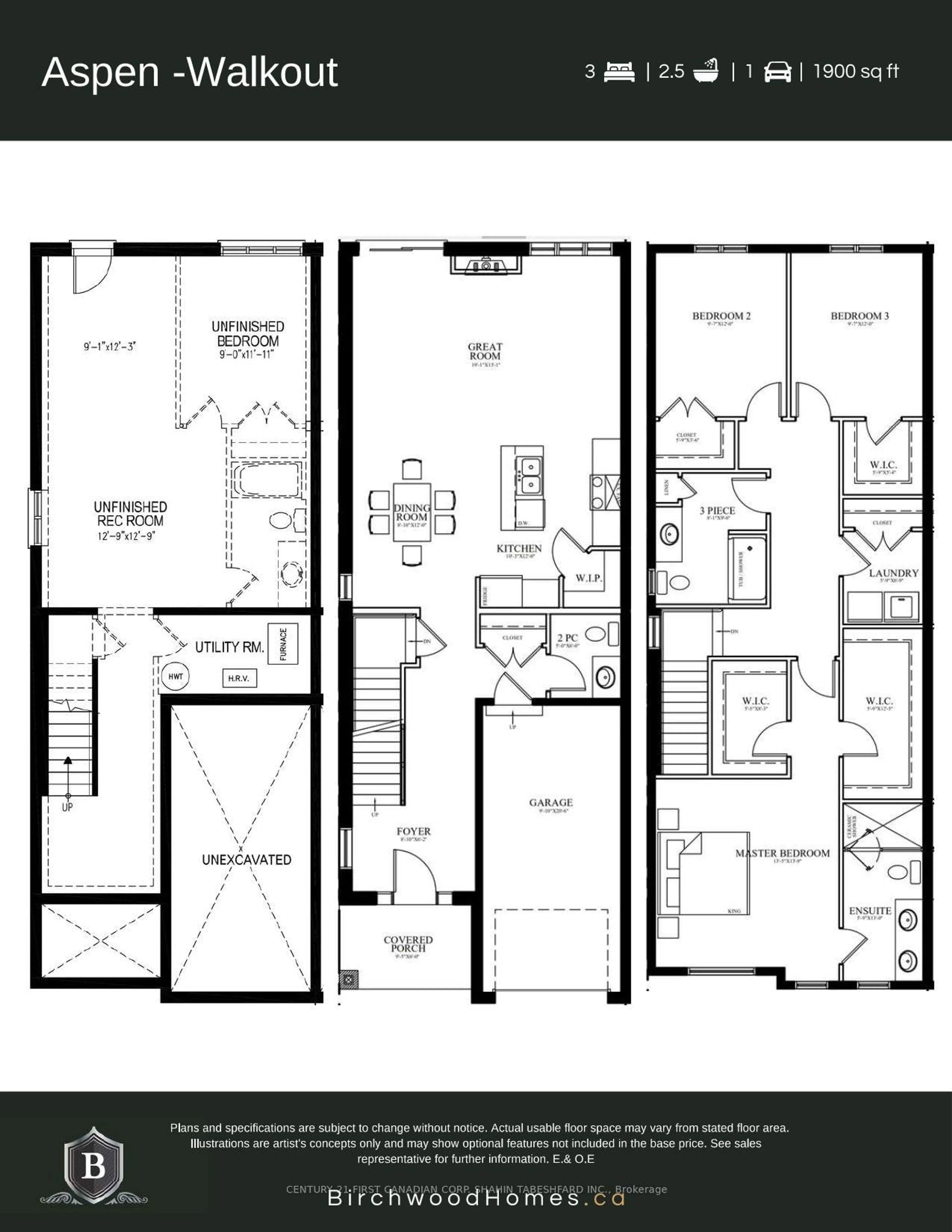 Floor plan for 877 CATALPA Sq, London North Ontario N6G 4A5