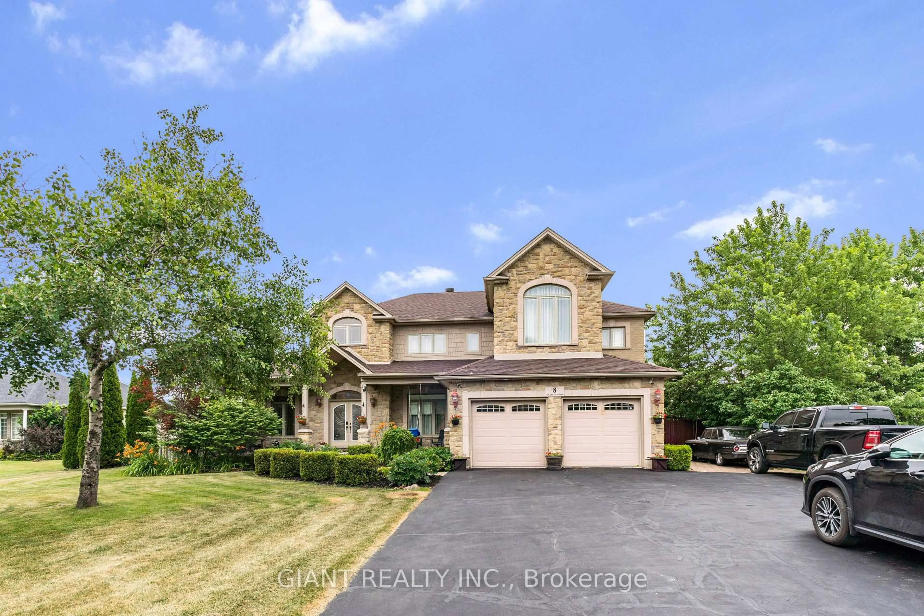 Home with brick exterior material, street for 8 Orchard Dr, Mono Ontario L9W 6G8