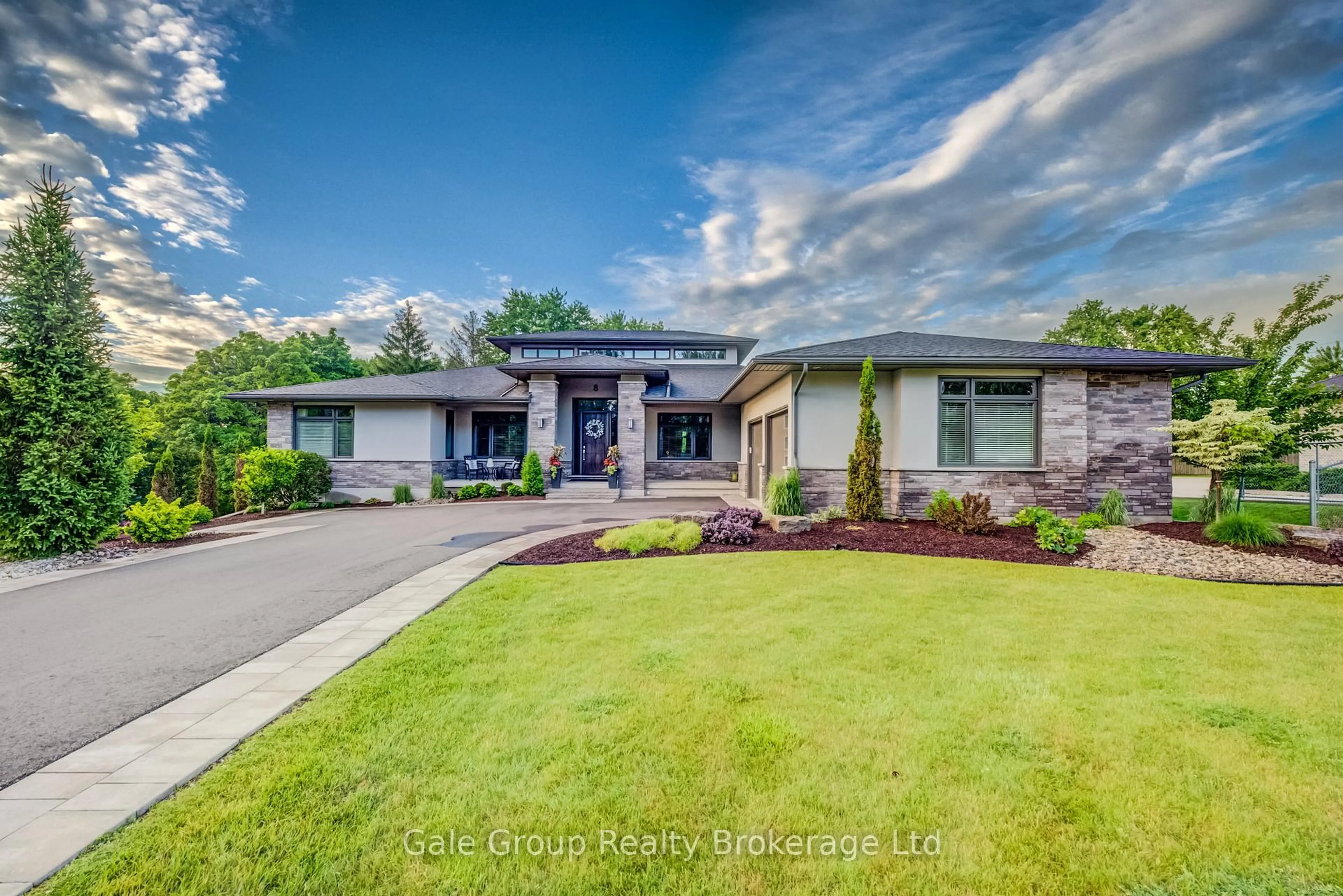 Home with brick exterior material, street for 8 Pittock Park Rd, Woodstock Ontario N4S 7W1