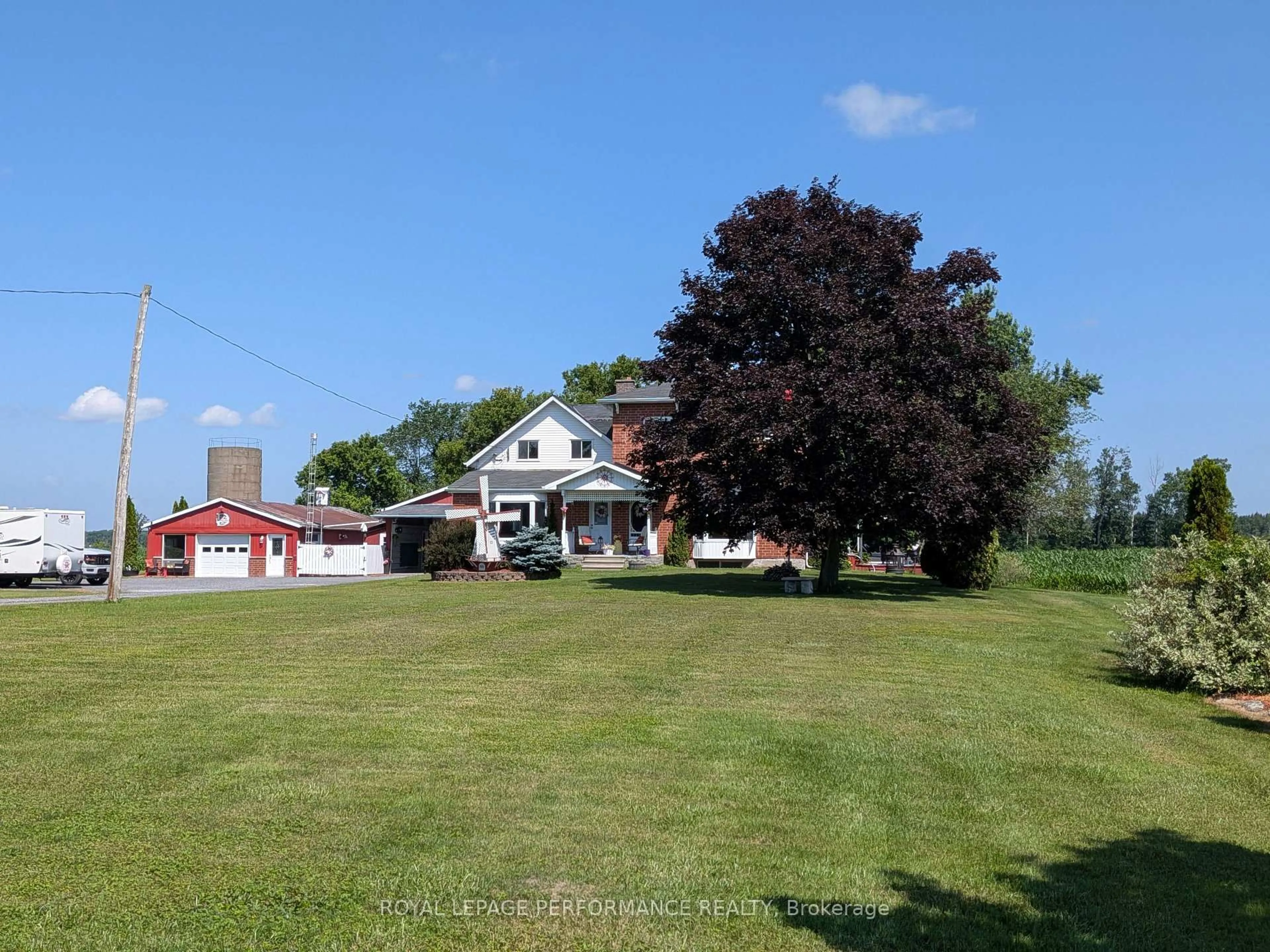 A pic from outside/outdoor area/front of a property/back of a property/a pic from drone, unknown for 14911 County Rd 43 Rd, North Stormont Ontario K0C 1K0